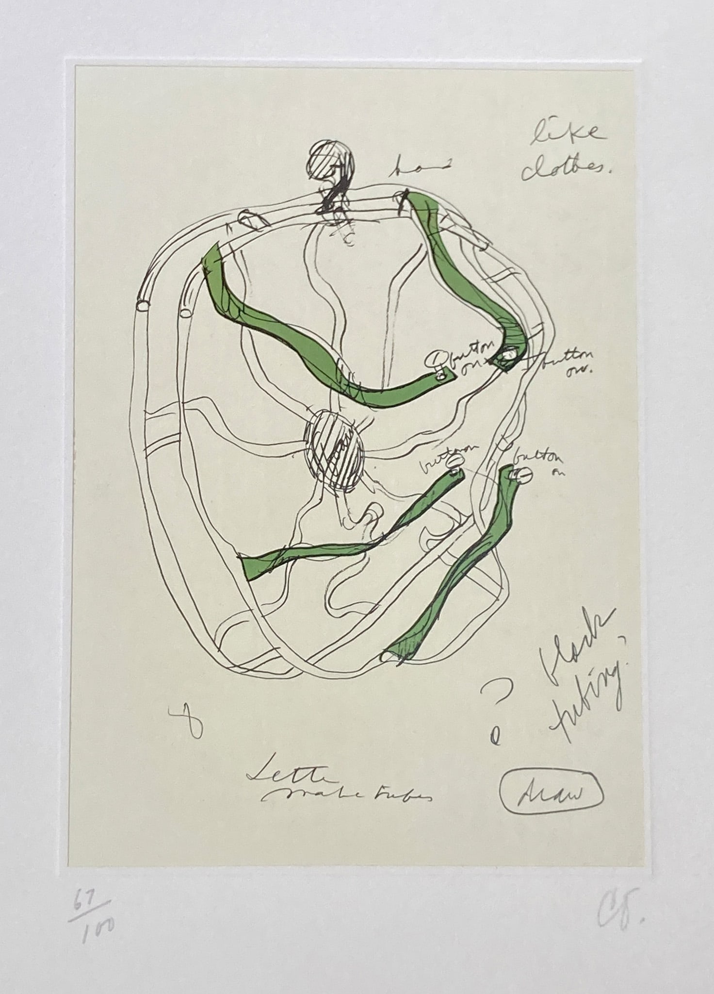 Claes Oldenburg - Notes in Hand 45 (1 of 1)