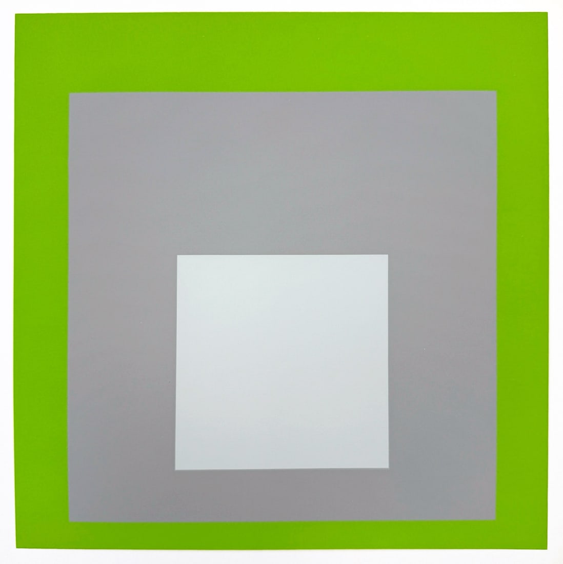 Josef Albers - Untitled from ""Albers in Bottrop: Artist: Josef Albers Title: Untitled from ""Albers in Bottrop Year: 1973 Dimensions: 9 x 9 1/2 in. Edition: From the Rare Limited Edition Publisher: Landesmuseu