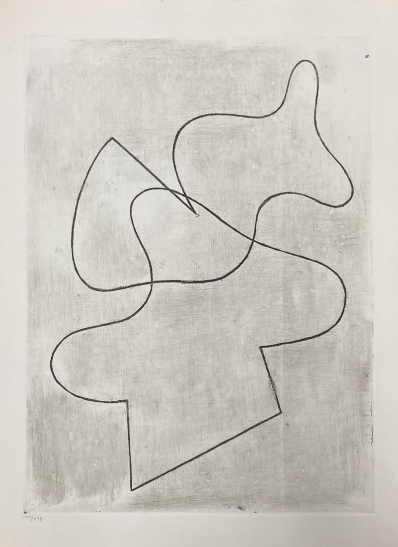 Jean Arp - Untitled VI: Artist: Jean Arp Title: Untitled VI Year: 1960 Dimensions: 15in. by 11in. Edition: From the rare limited edition of 499 Publisher: La Rose Des Vents