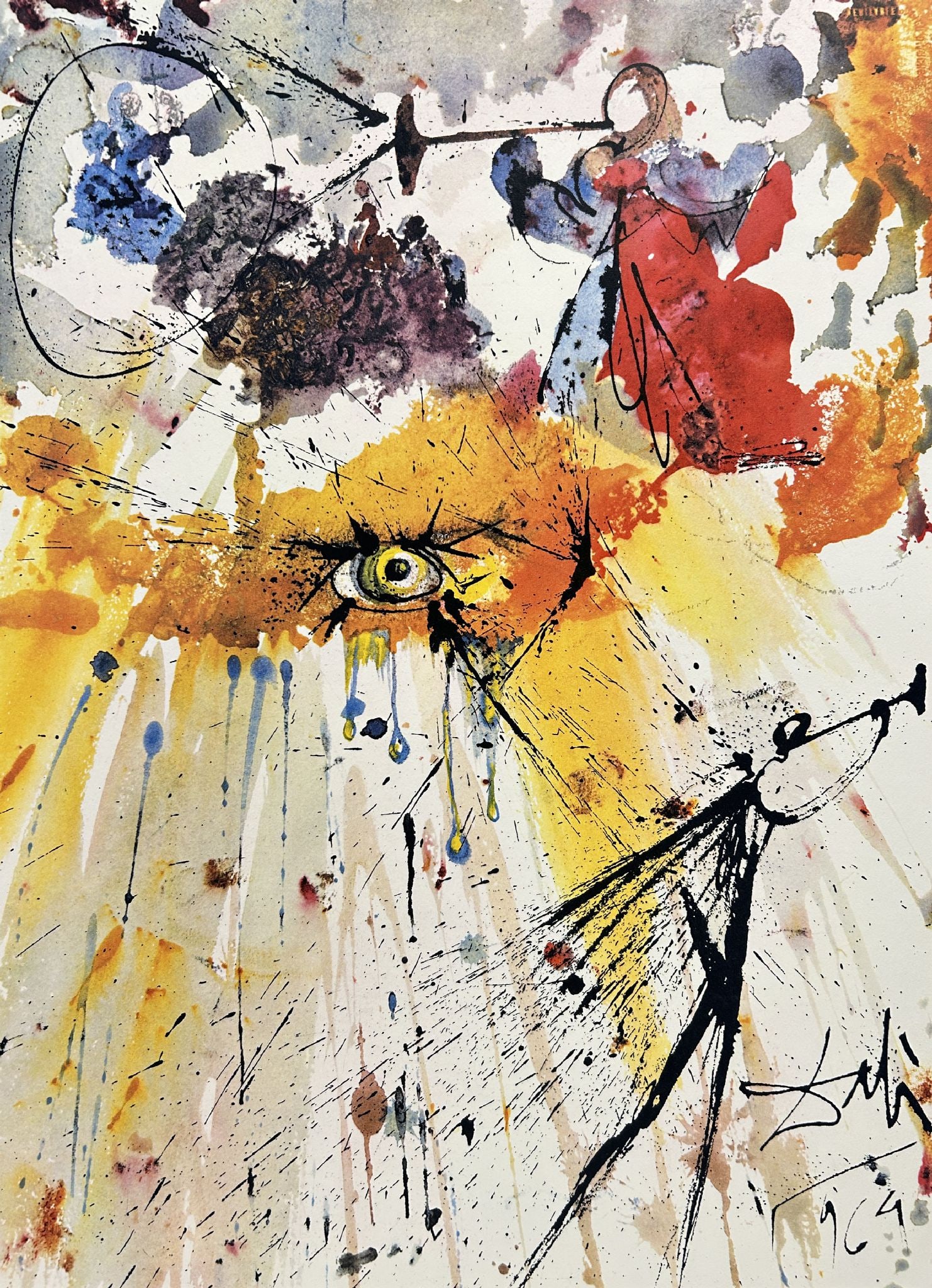 Salvador Dali - The Liturgy Of Penance (from Biblia Sacra): Artist: Salvador Dali Title: The Liturgy Of Penance (from Biblia Sacra) Year: 1969 Dimensions: 19 x 13 3/4 in. Edition: from the limited edition of 1499 Publisher:<