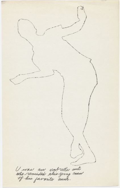 Andy Warhol - Letter U: Artist: Andy Warhol Title: Untitled 6 Year: 1953 Dimensions: 9.5in. by 6in. Edition: From the rare limited edition of approx. 100 Publisher: Andy Warhol New Yor