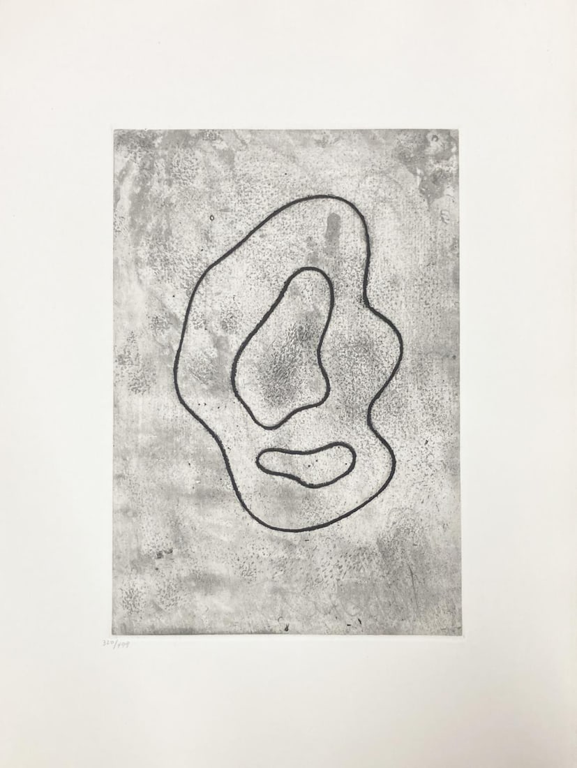 Jean Arp - Untitled IV: Artist: Jean Arp Title: Untitled IV Year: 1960 Dimensions: 15in. by 11in. Edition: From the rare limited edition of 499 Publisher: La Rose Des Vents Medium: Original Etching on Rives Paper Condition: