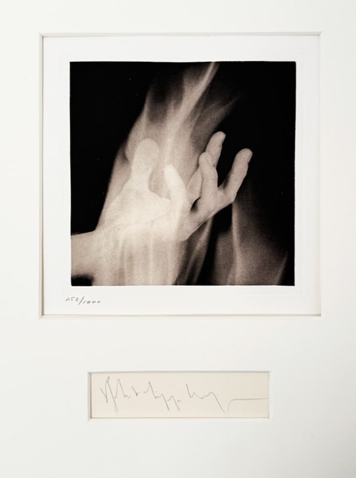 Robert Mapplethorpe - Untitled from ""A Season in Hell"" Signature attached on a separate sheet: Artist: Robert Mapplethorpe Title: Untitled from ""A Season in Hell"" Signature attached on a separate sheet Year: 1986 Dimensions: 4 3/4 x 4 3/4 in. Edition: From the limited