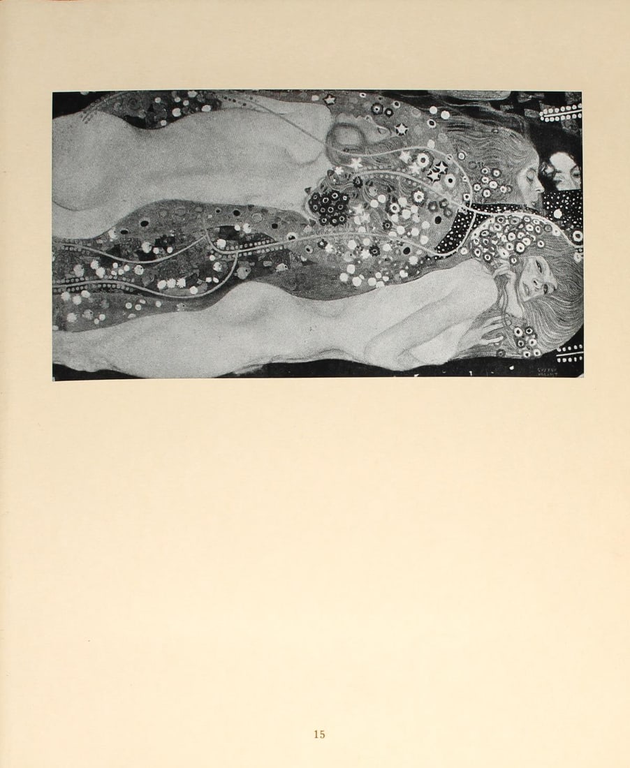Gustav Klimt (After)- Wafferfchlangen: Artist: Gustav Klimt (After) Title: Wafferfchlangen Year: 1920 Dimensions: 11.5in. by 9.5in. Edition: From the rare limited edition of 500 Publisher:Staatsdruckerei Suite: Gustav Klimt by Max Eisler