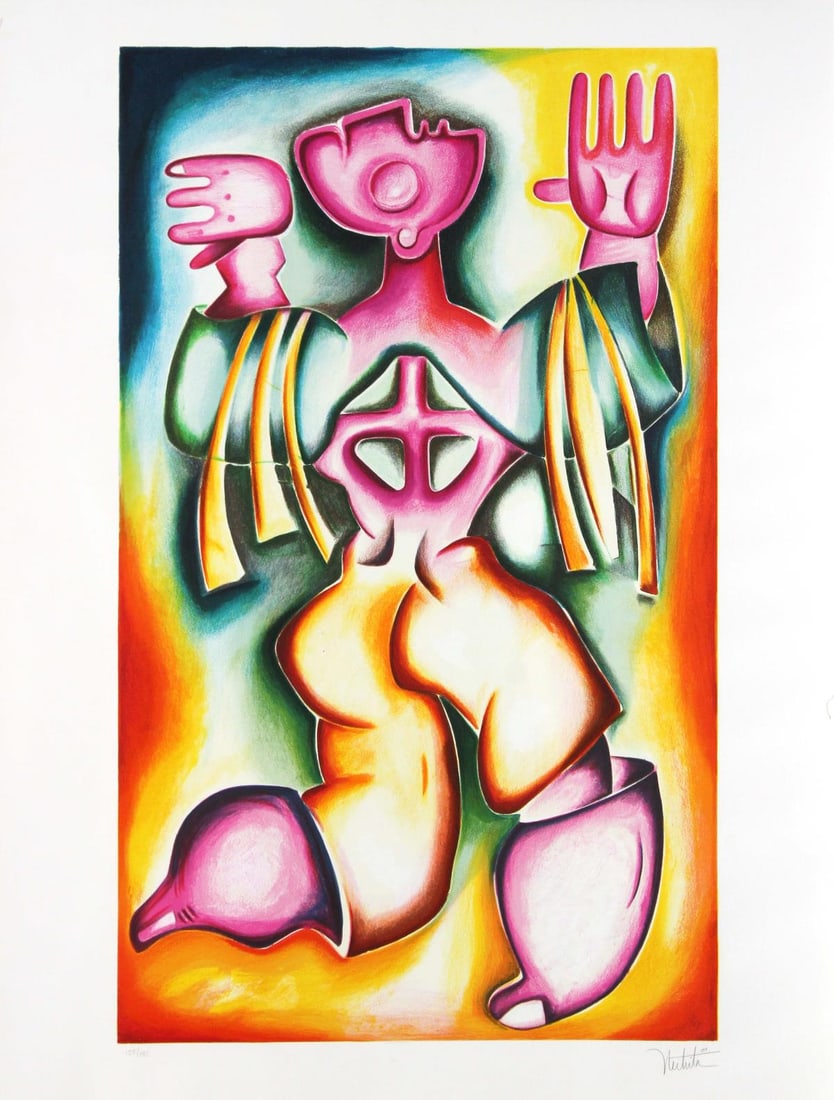 Alexandra Nechita - Live and Let Live: Artist: Alexandra Nechita Title: Live and Let Live Year: 2009 Dimensions: 30in. by 23in. Edition: 132 from the limited edition of 195 Medium: Original lithograph on paper Condition: Excellent