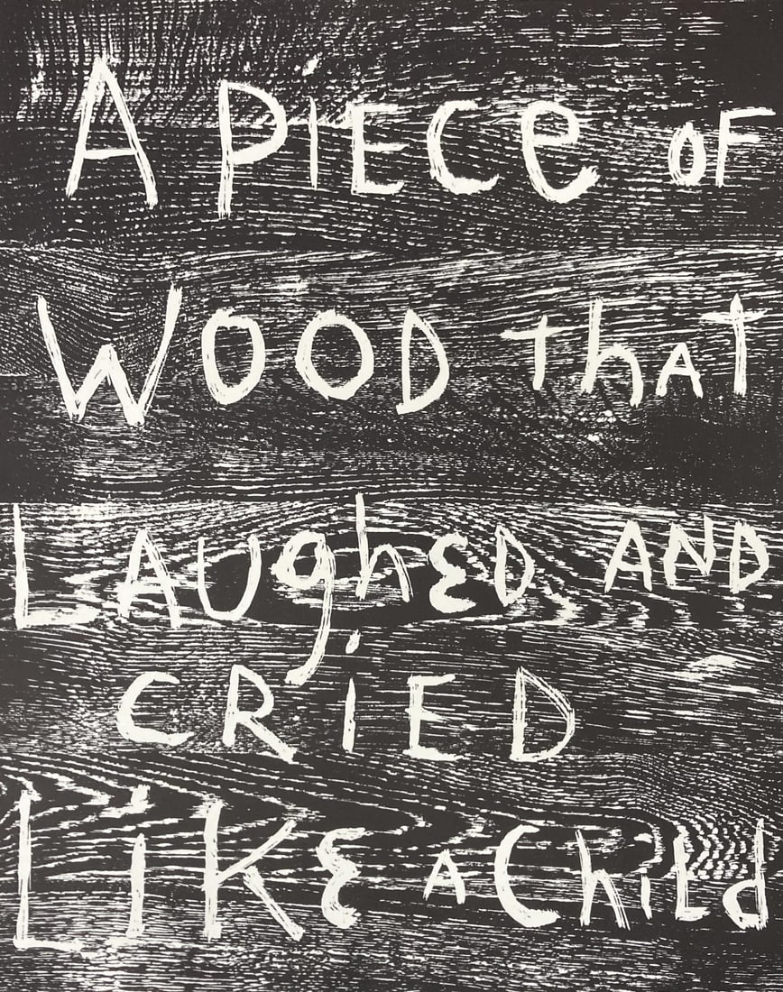 Jim Dine - Untitled from Pinocchio Suite: Artist: Jim Dine Title: Untitled from Pinocchio Suite Year: 2005 Dimensions: 22in. by 17.5in. Edition: From the rare limited edition of of 35 Publisher: Steidl Verlag Suite: Pinocchio Medium: