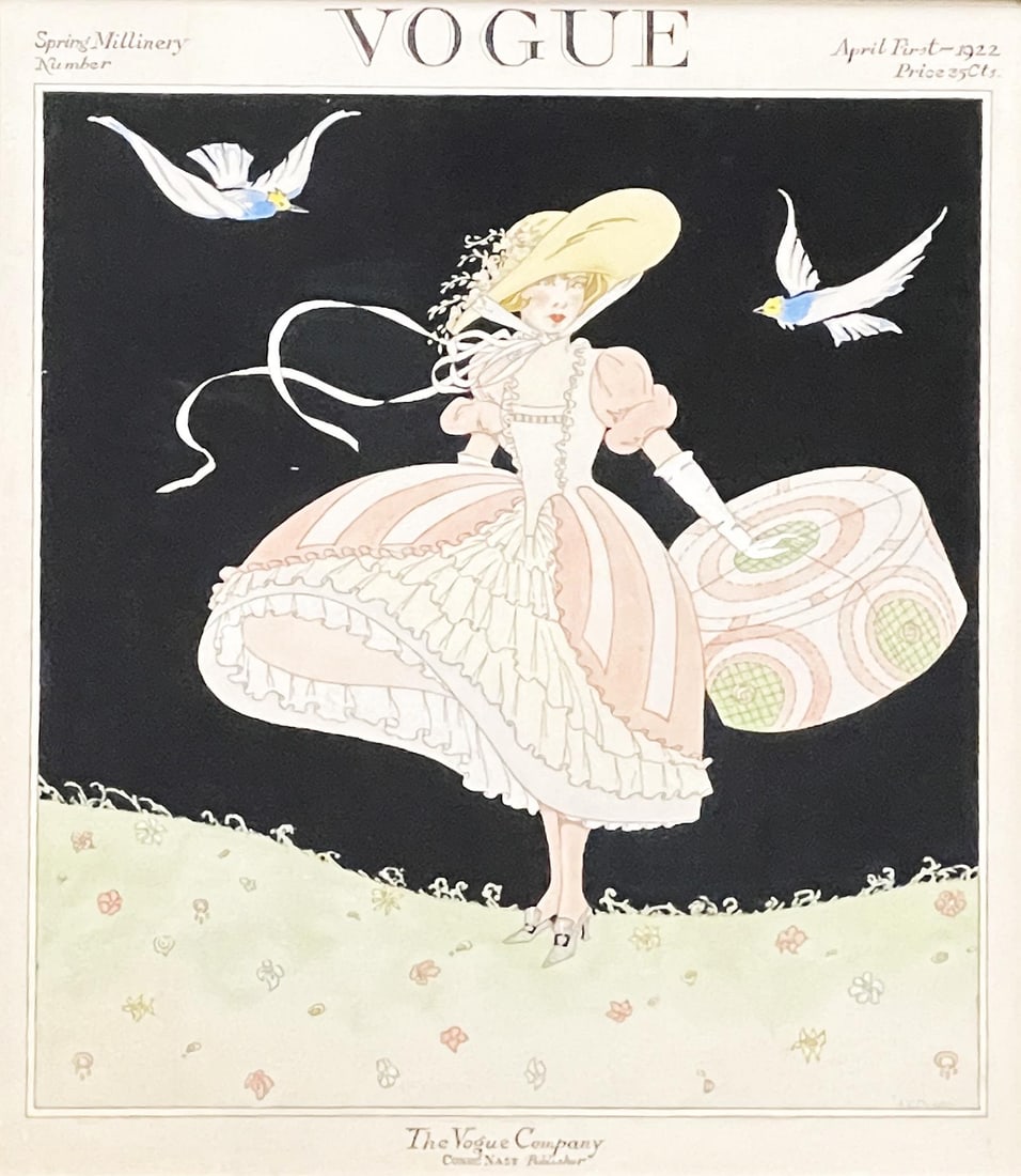 HV Oehike (Vintage Poster) - Vogue April First 1922 (1 of 2)
