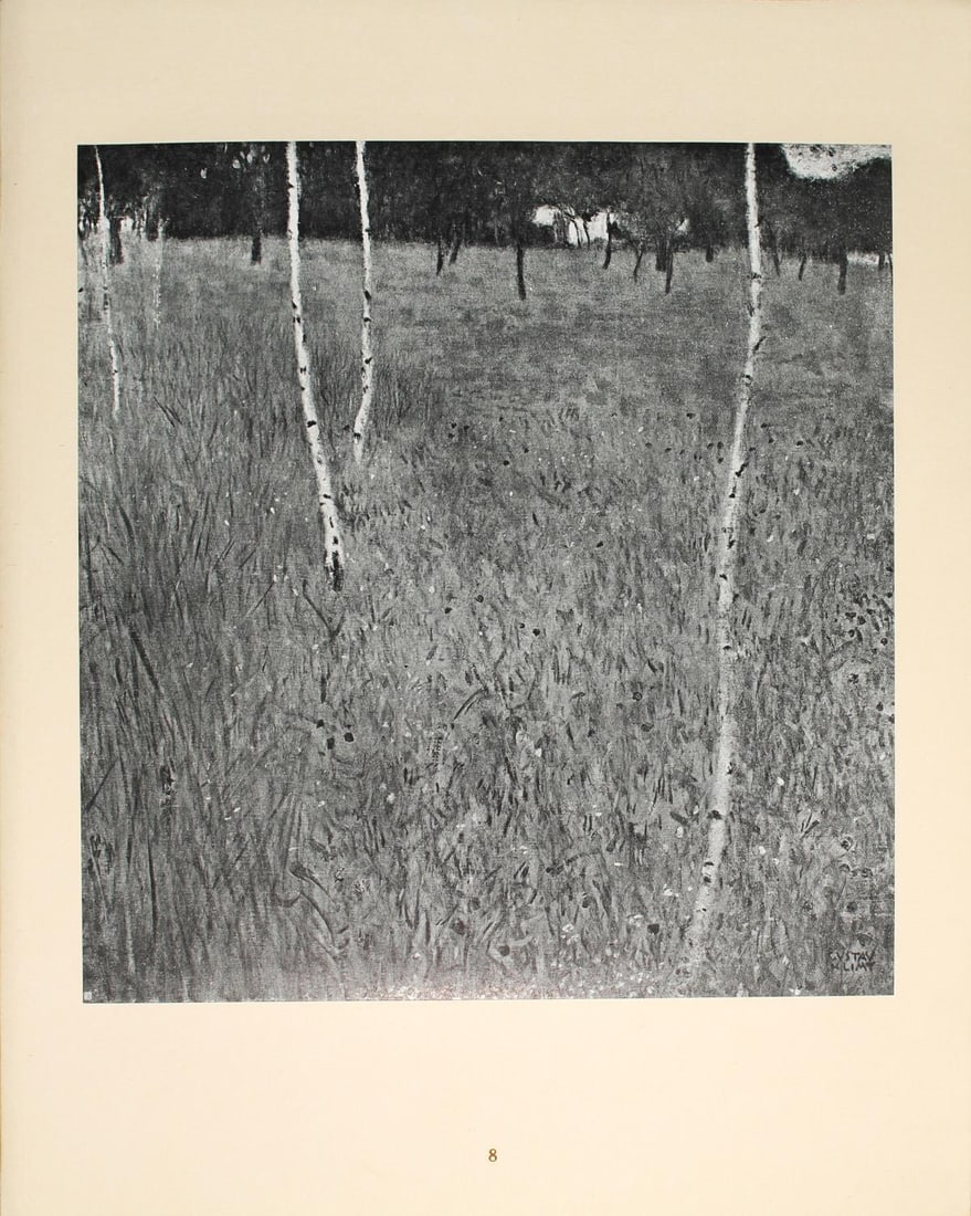 Gustav Klimt (After) - Birken: Artist: Gustav Klimt (After) Title: Birken Year: 1920 Dimensions: 11.5in. by 9.5in. Edition: From the rare limited edition of 500 Publisher: Staatsdruckerei Suite: Gustav Klimt by Max Eisler Medium: