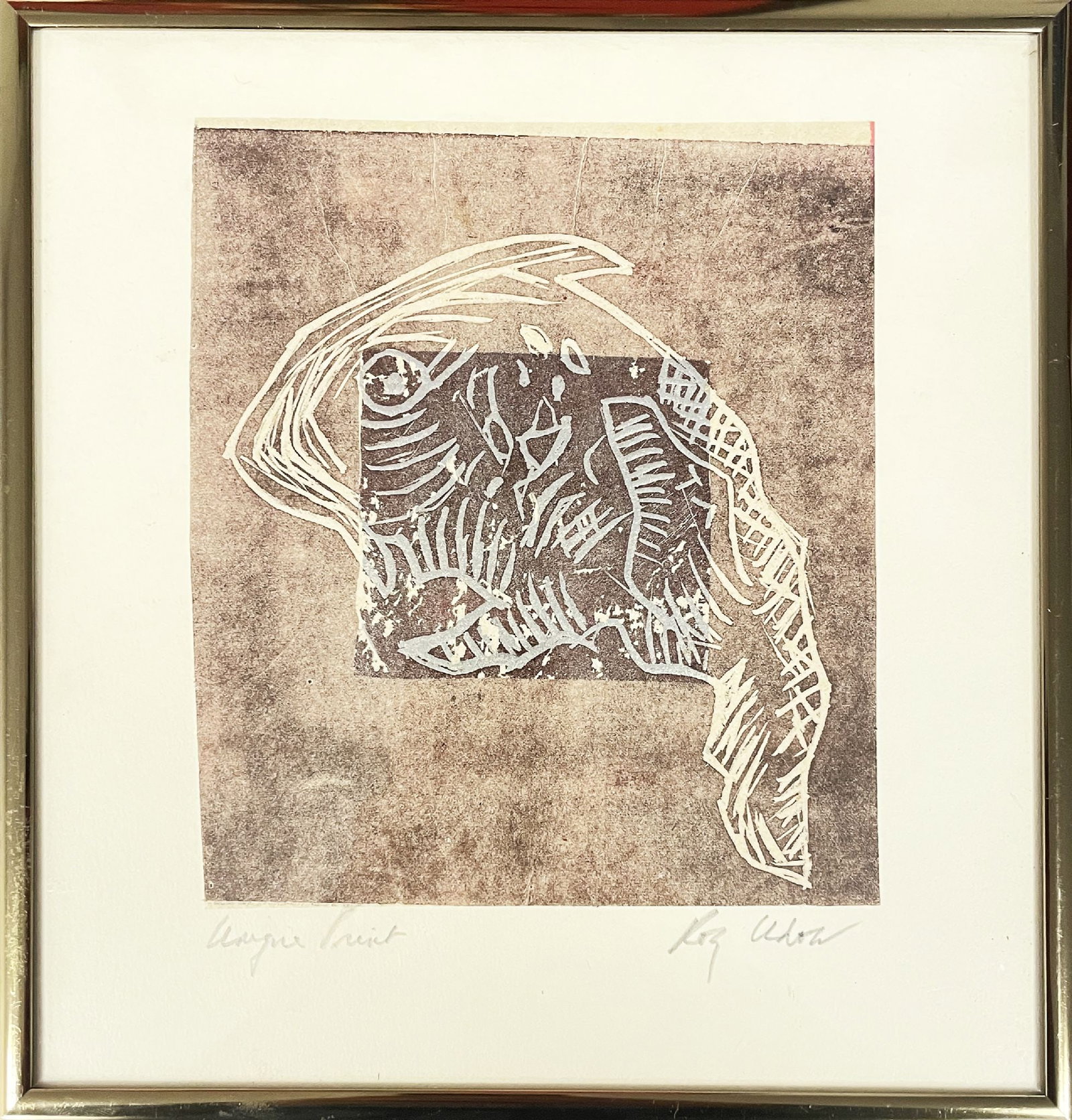 Rosalyn Udow - Untitled Unique Monotype (1 of 1)