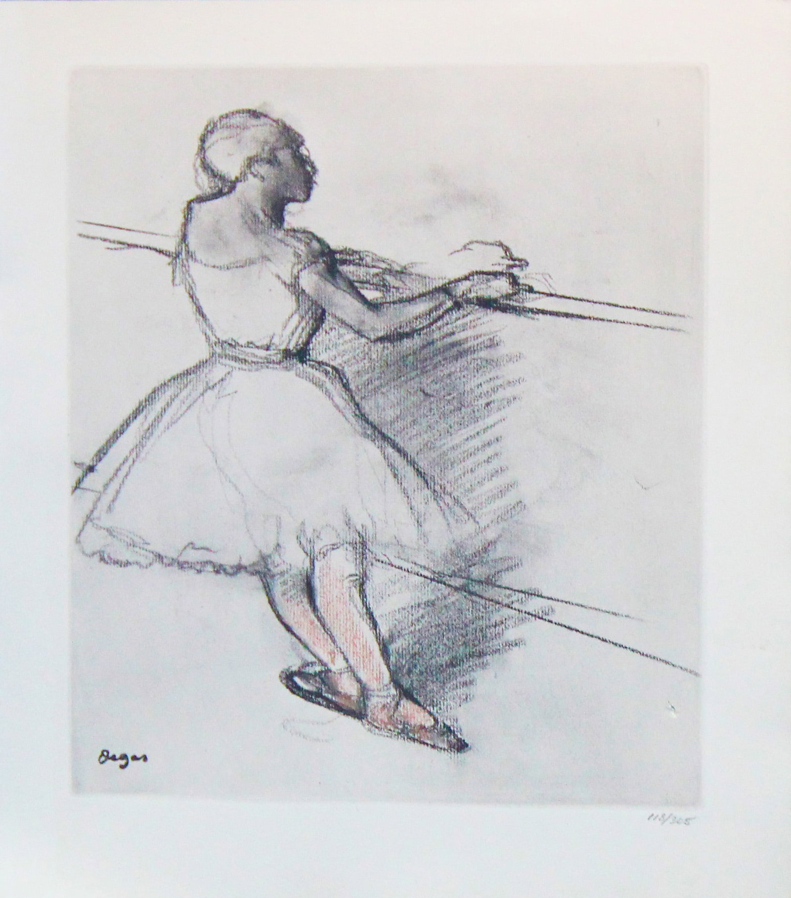 Edgar Degas - From the Danse Dessin.: Artist: Edgar Degas Title: From the Danse Dessin. Year: 1936 Dimensions: 13 x 10 in. Edition: From the rare limited deluxe edition of 305 Publisher: Ambroise Vollard, Editeur: Paris. Suite: Danse