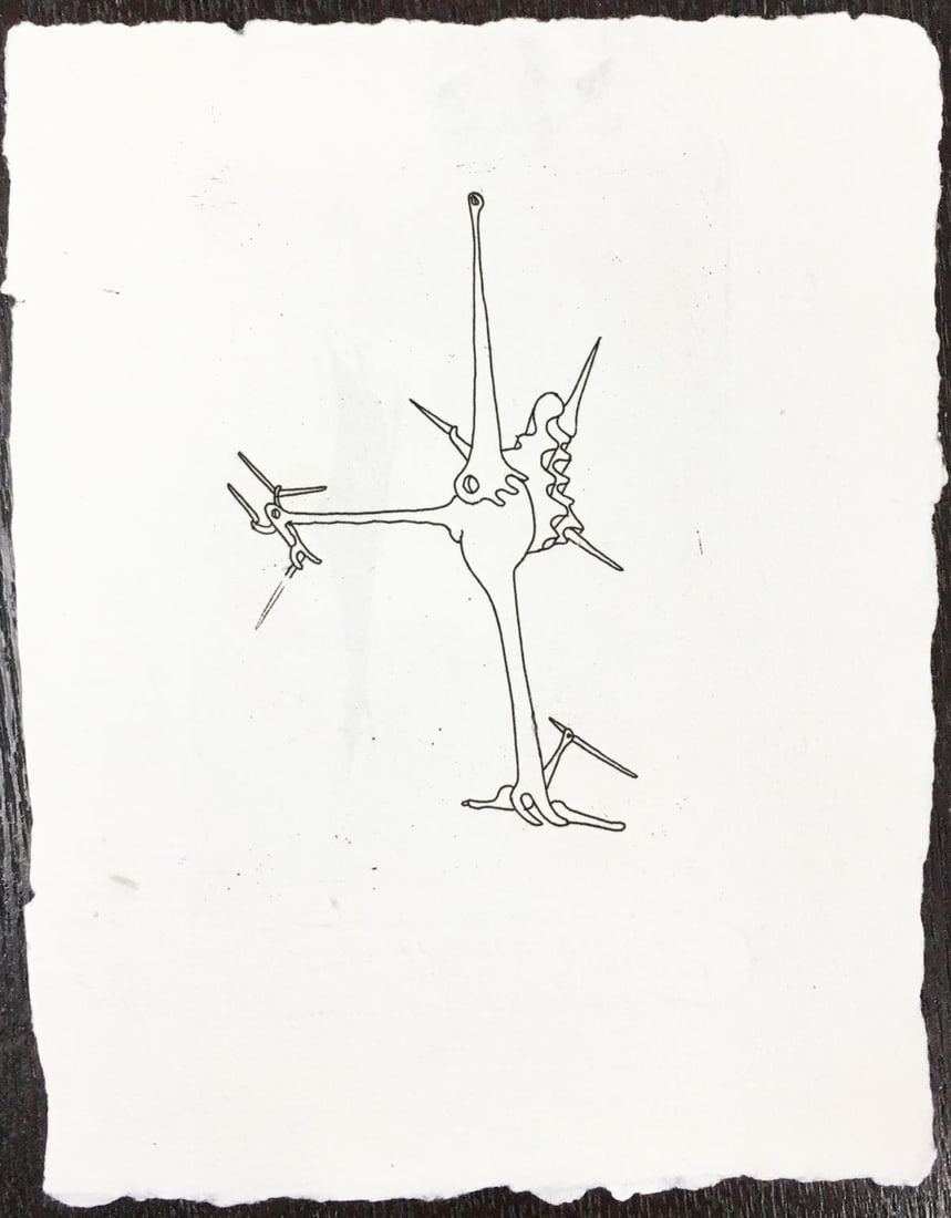 Yves Tanguy - Plate 15 from Minuits Pour Geants: Artist: Yves Tanguy Title: Plate 15 from Minuits Pour Geants Year: 1949 Dimensions: 5 1/2in. by 4 5/16in. Edition: From the Rare Limited Edition of 200 Publisher: Bordas Paris Suite: Minuits Pour