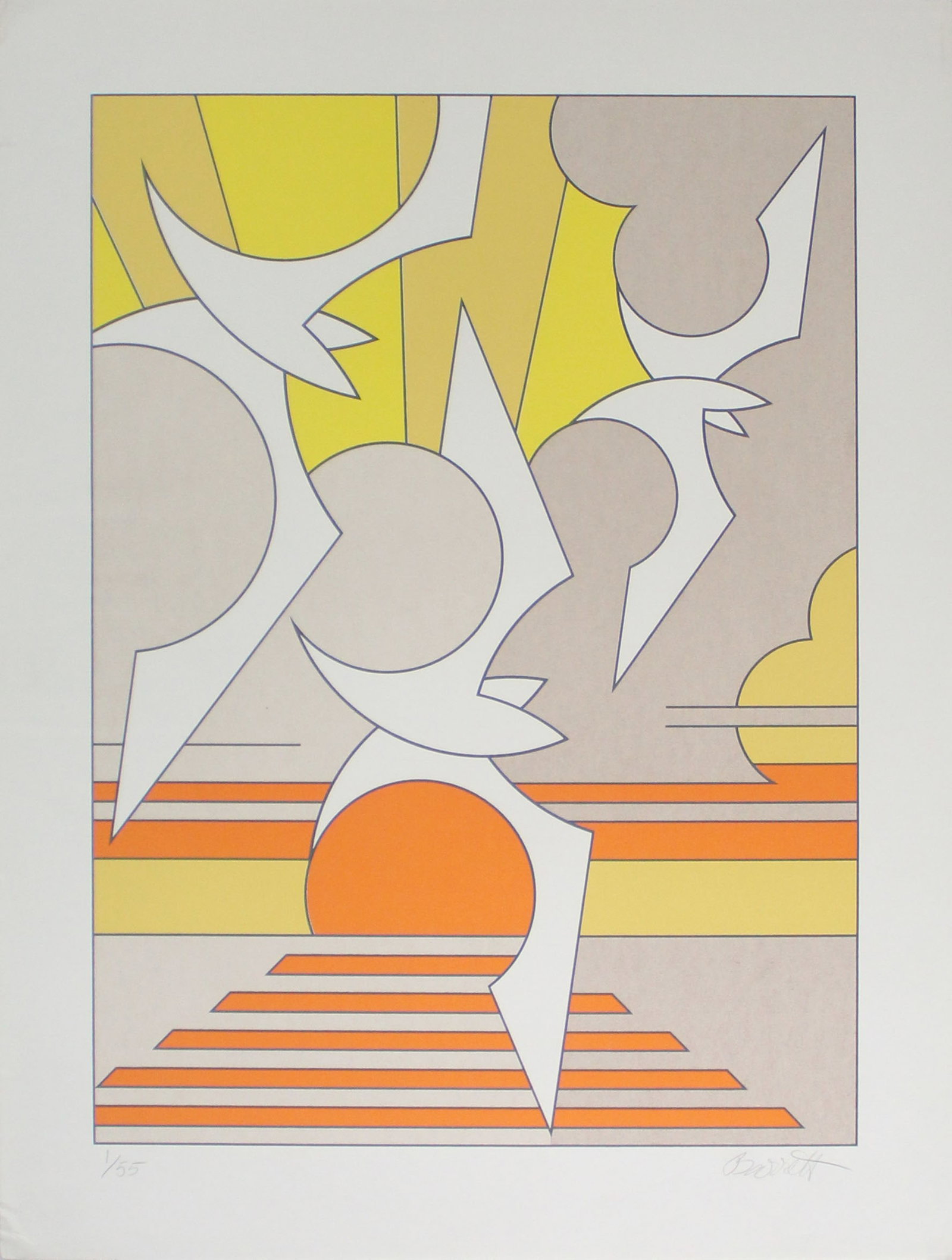 Thomas Barrett - Future: Artist: Thomas Barrett Title: Future Dimensions: 25 x 33 in. Edition: From the Rare Limited Edition of 55 Medium: Lithograph in Colors Condition: Excellent