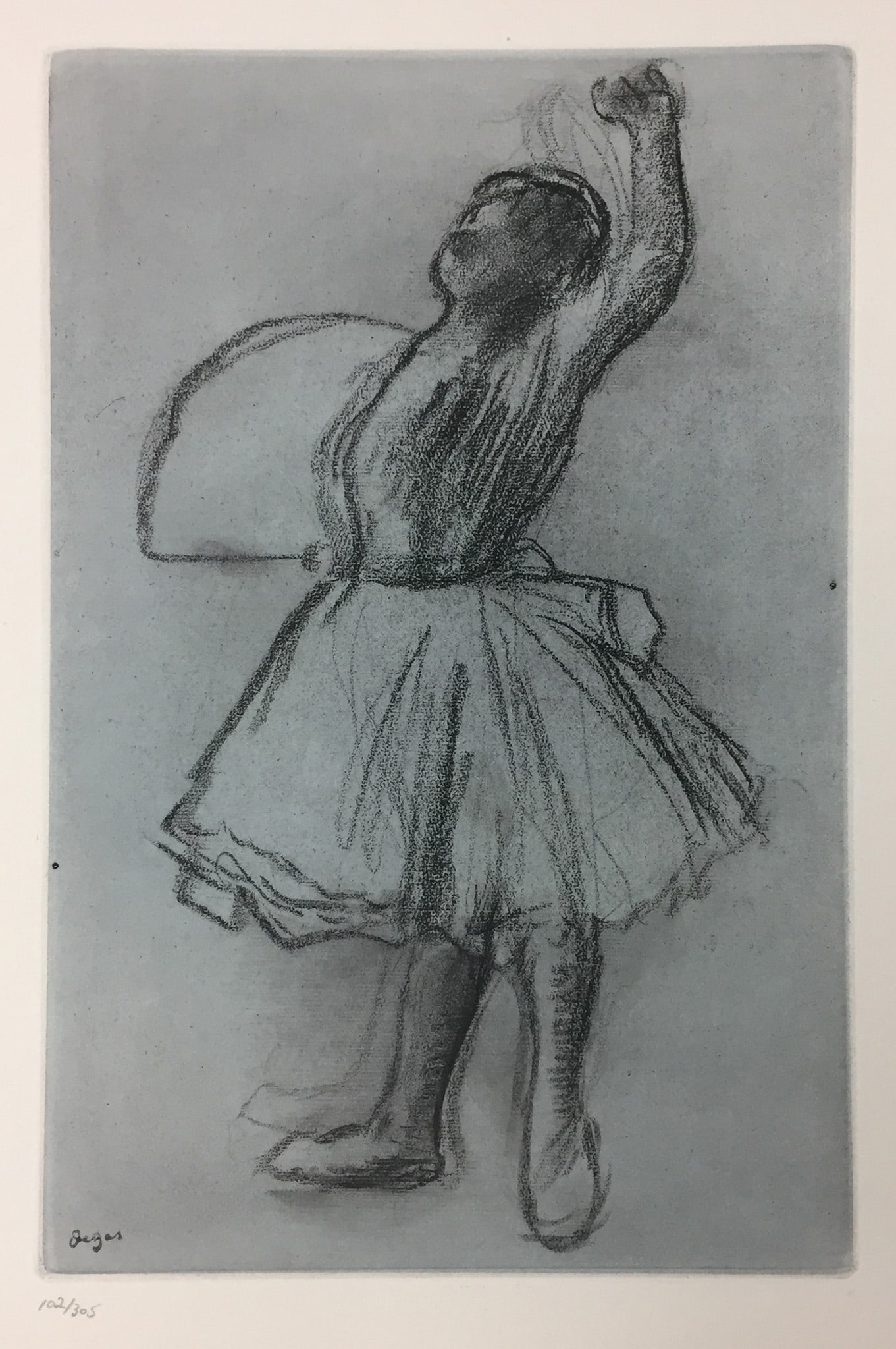 Edgar Degas (After) - From the Danse Dessins: Artist: Edgar Degas (After) Title: From the Danse Dessins Year: 1936 Dimensions: 10 x 13 in. Edition: From the limited edition of 305 Publisher: Ambrose Vollard