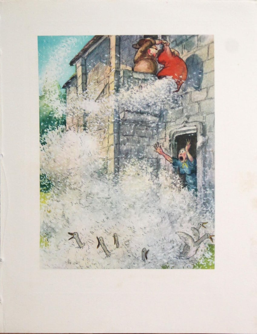 Louis Icart - Untitled: Artist: Louis Icart Title: Untitled Year: 1936 Dimensions: 9.5in. by 7.3in. Edition: From rare limited edition Publisher: Le Vasseur et Cie Paris Suite: Gargantua et Pantagruel Medium: Photogravure