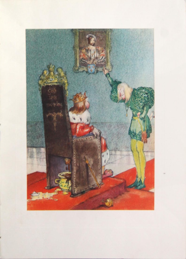 Louis Icart - Untitled: Artist: Louis Icart Title: Untitled Year: 1936 Dimensions: 9.5in. by 7.3in. Edition: From rare limited edition Publisher: Le Vasseur et Cie Paris Suite: Gargantua et Pantagruel Medium: Photogravure