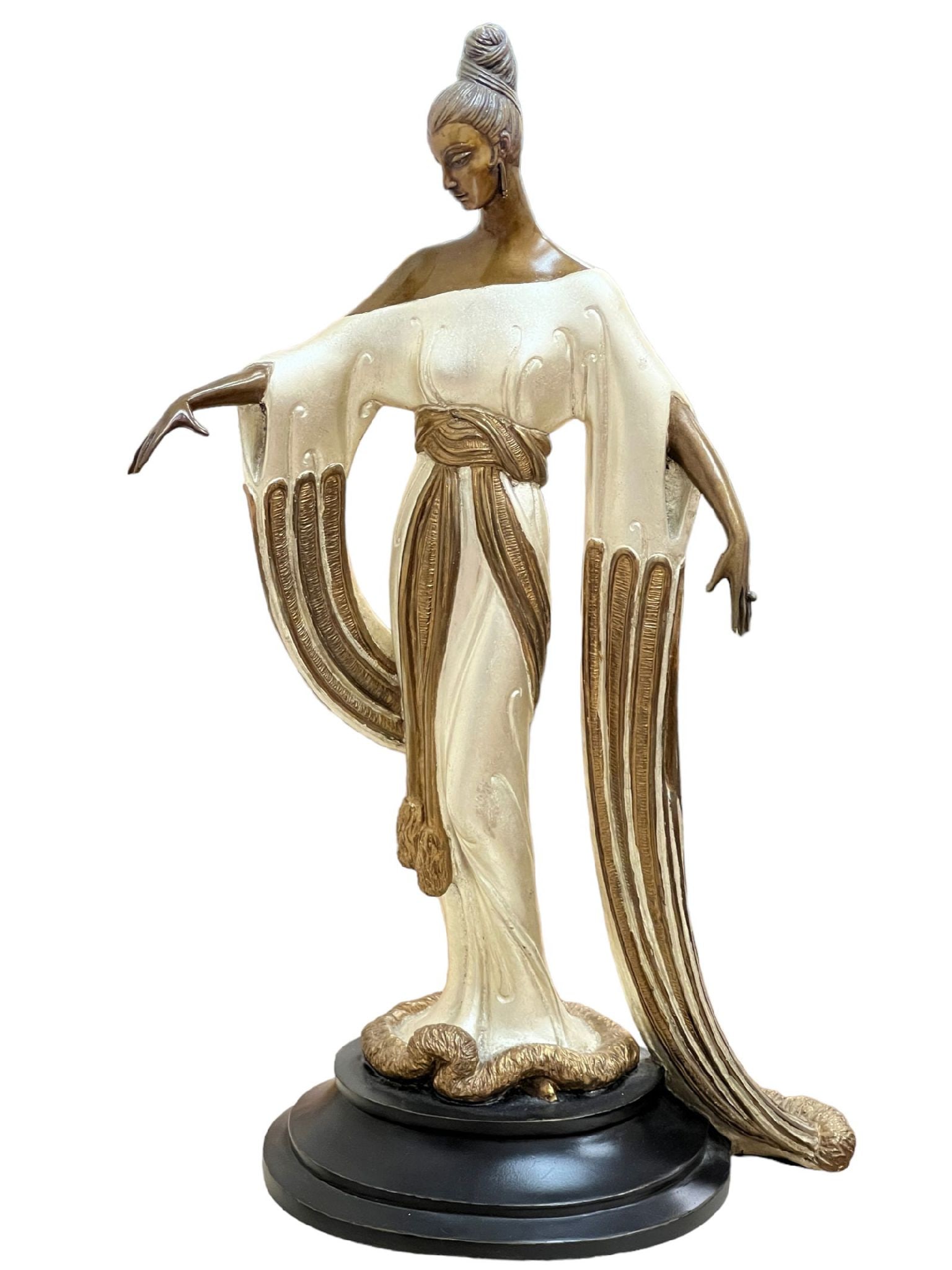 Erte - Negligee: Artist: Erte Title: Negligee Year: 1984 Dimensions: 17 x 8 1/2 x 9 in. Edition: 9 from the limited Artist Proof edition of 50, aside from the edition of 300 Publish