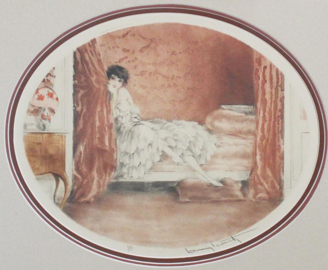 Louis Icart - Pink Alcove (1 of 3)