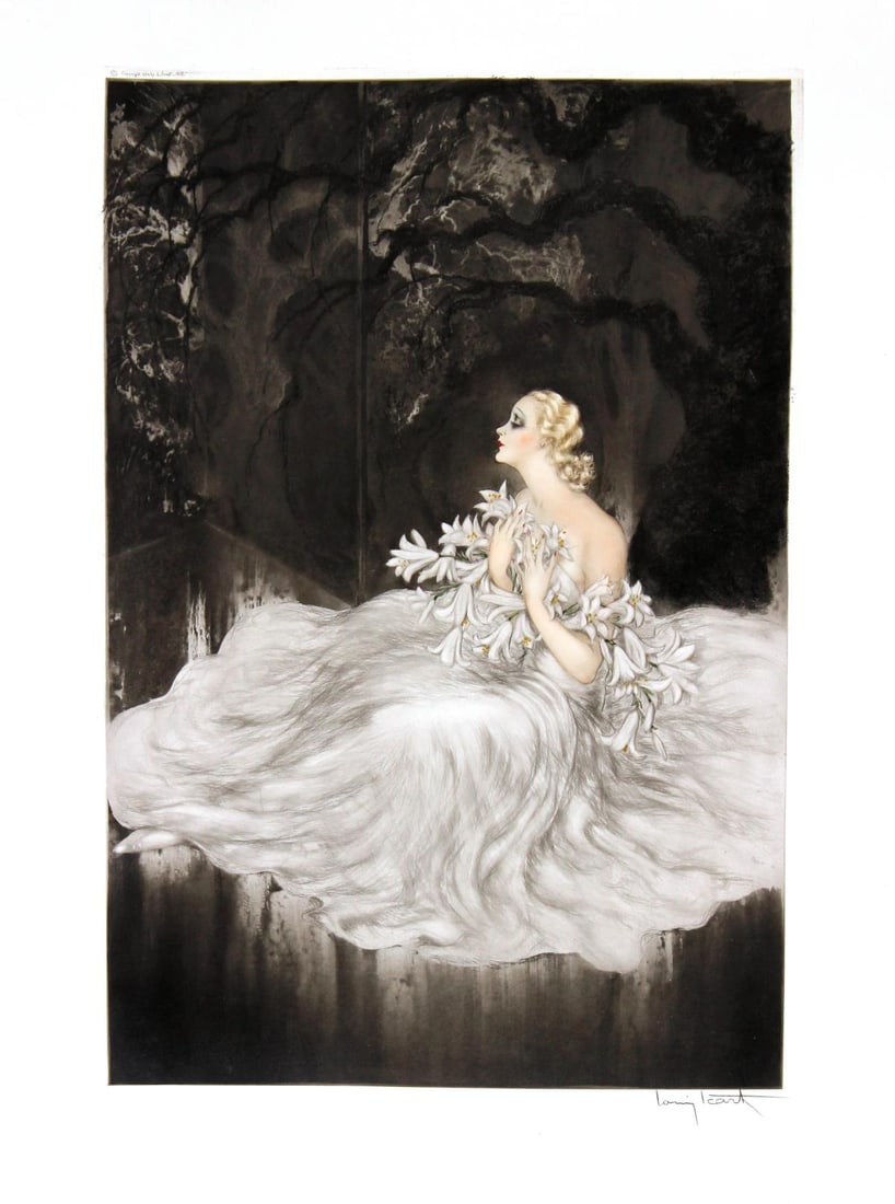 Louis Icart - Lillies (1 of 3)