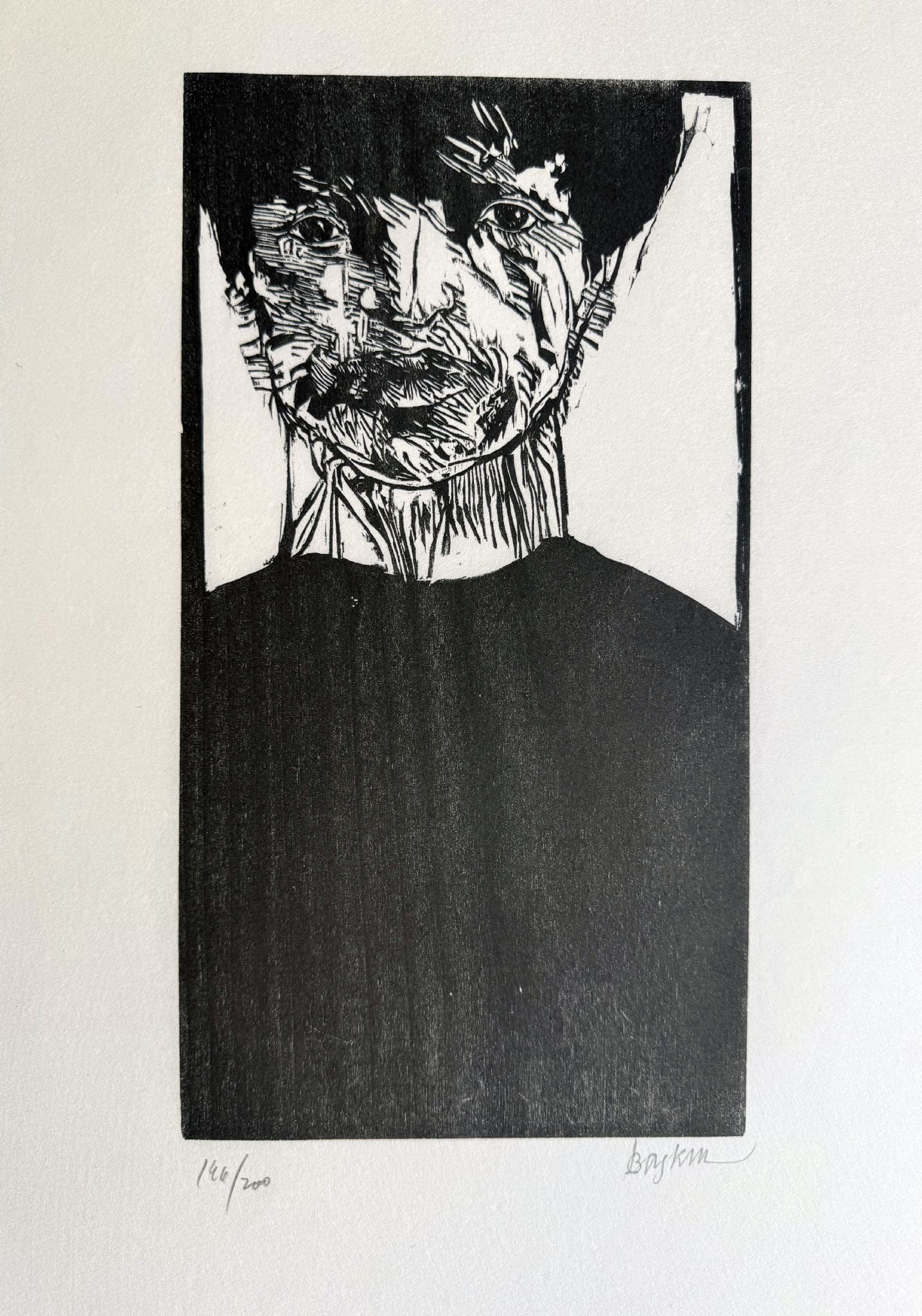 Leonard Baskin - Untitled Woodblock from ""Othello"" 1973 (1 of 1)
