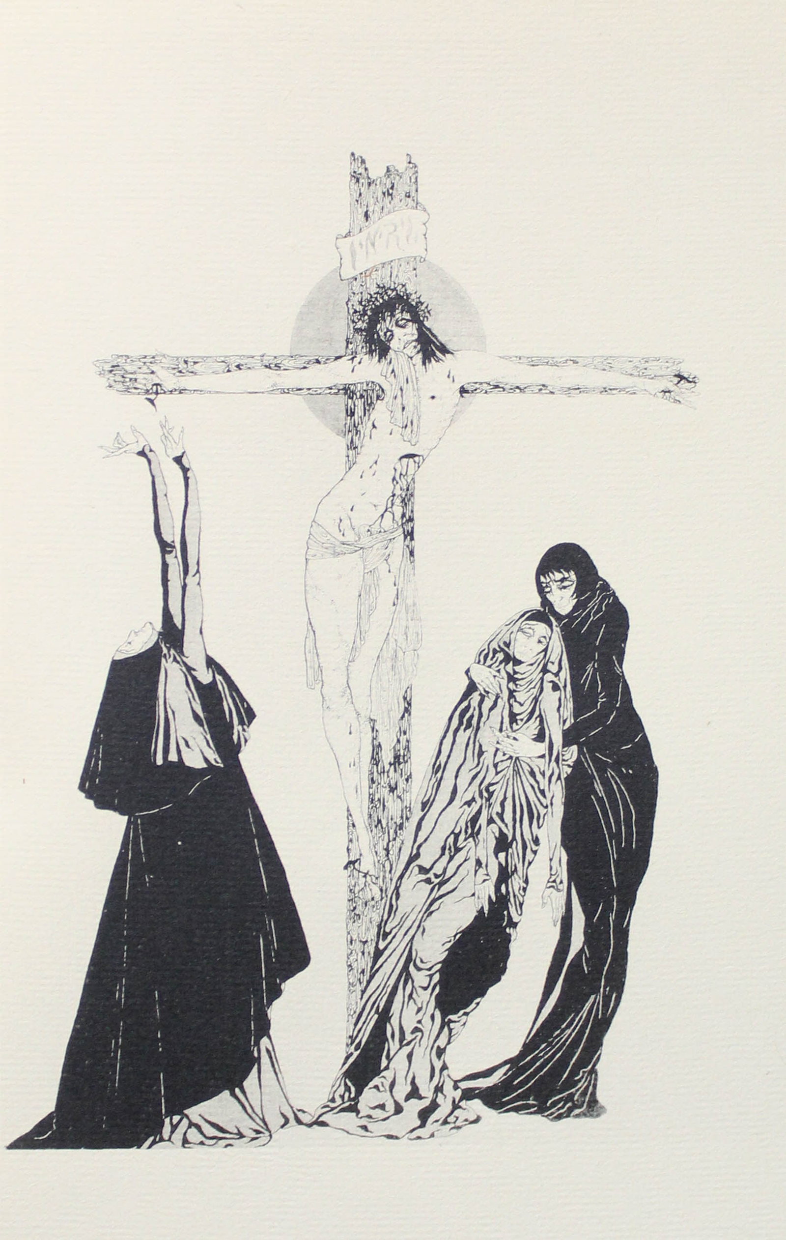 Alastair - Crucifixion from the Temptation of St Anthony: Artist: Alastair Title: Crucifixion from the Temptation of St Anthony Year: 1925 Dimensions: 12 3/4 x 9 7/8 in. Edition: From the Rare Limited Edition of 975 Publisher: Alfred A Knopf, New York