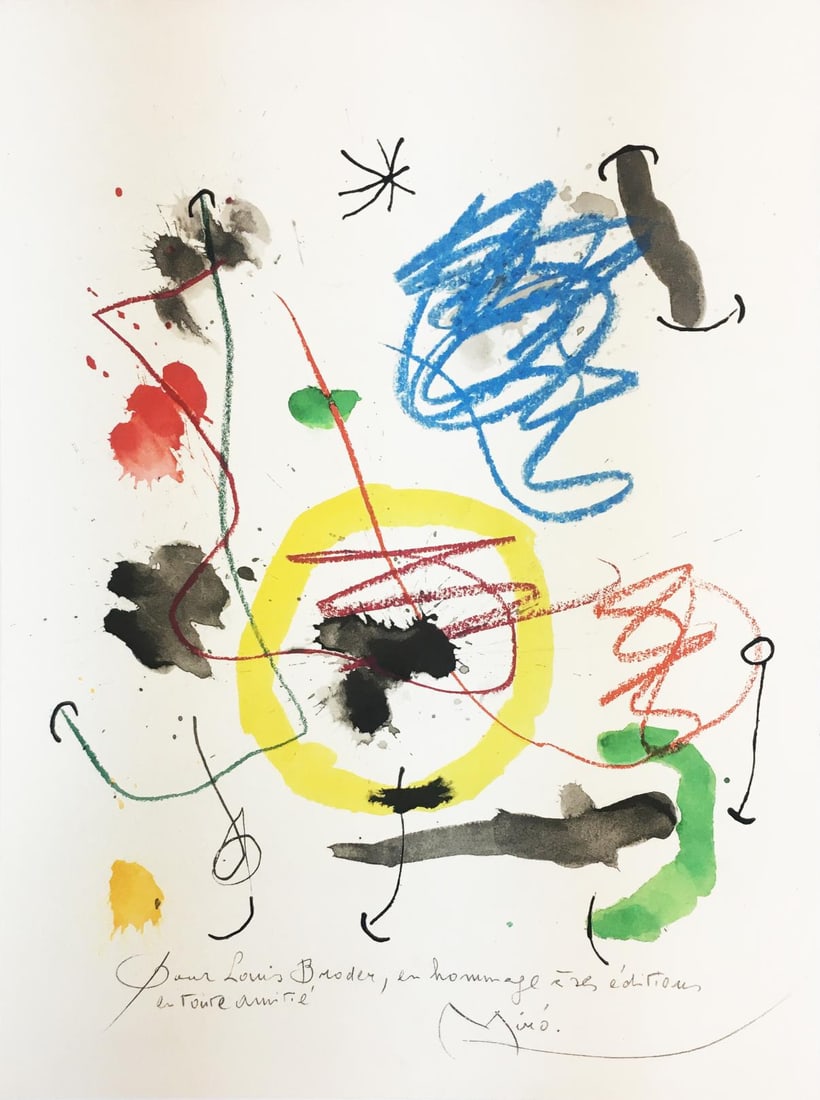 Joan Miro (After) - Pour M Louis Broder (1 of 1)
