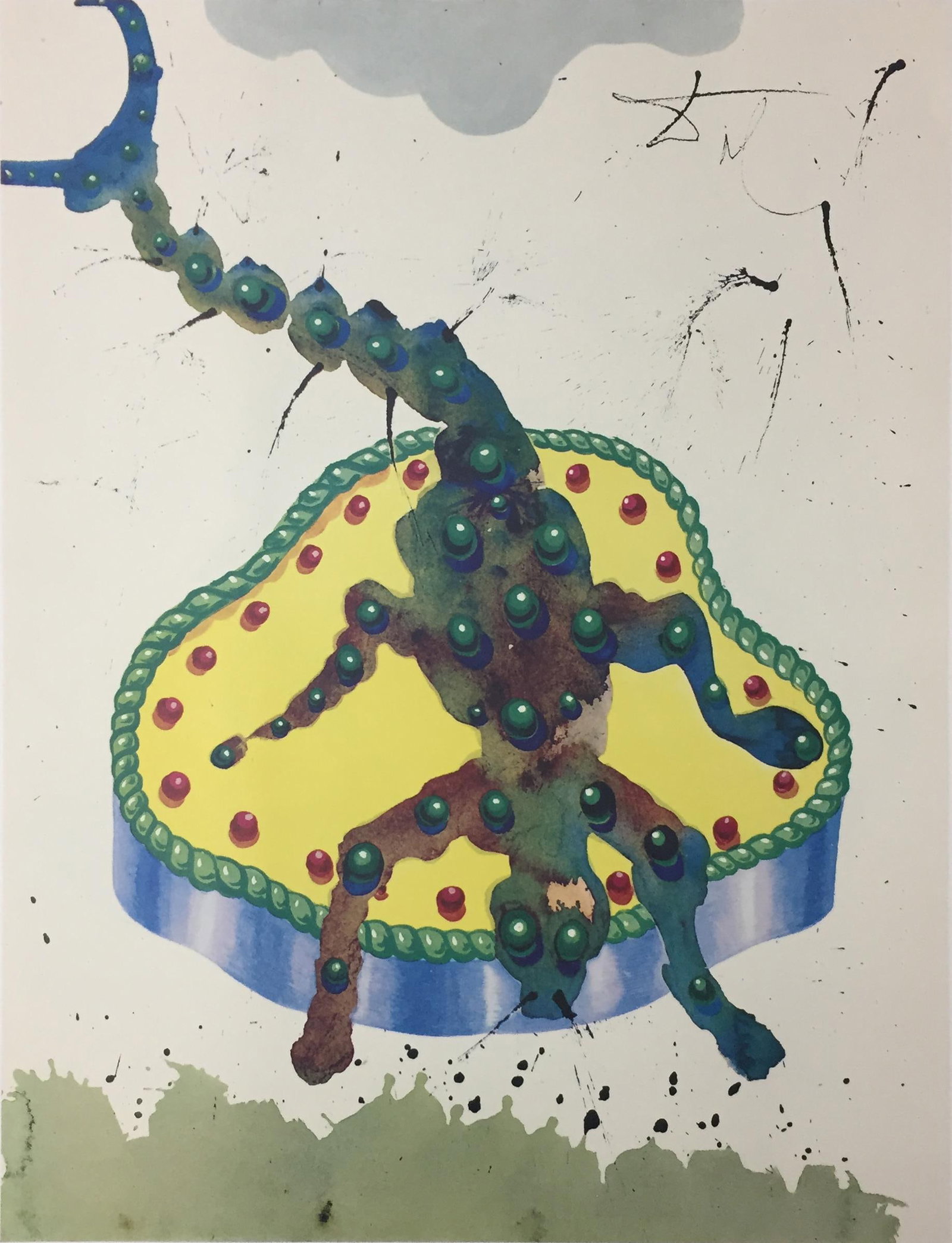 Salvador Dali - Scorpio: Artist: Salvador Dali Title: Scorpio Year: 1969 Dimensions: 14in. by 18in. Edition: From the Rare Limited Edition Publisher: Penn Prints Inc New York