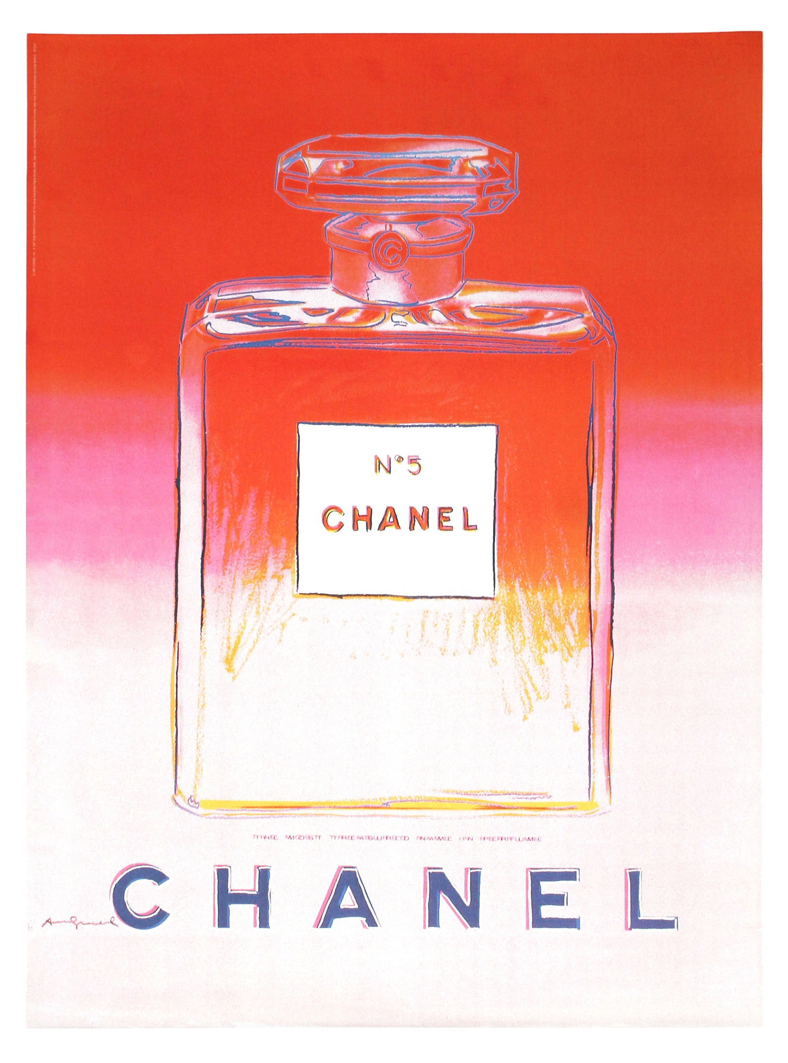 Andy Warhol (After) - Chanel No. 5: Artist: Andy Warhol (After) Title: Chanel No. 5 Year: 1997 Dimensions: 24 1/2 x 31 in. Publisher: Chanel Corporation, France with permission from Warhol Foundation