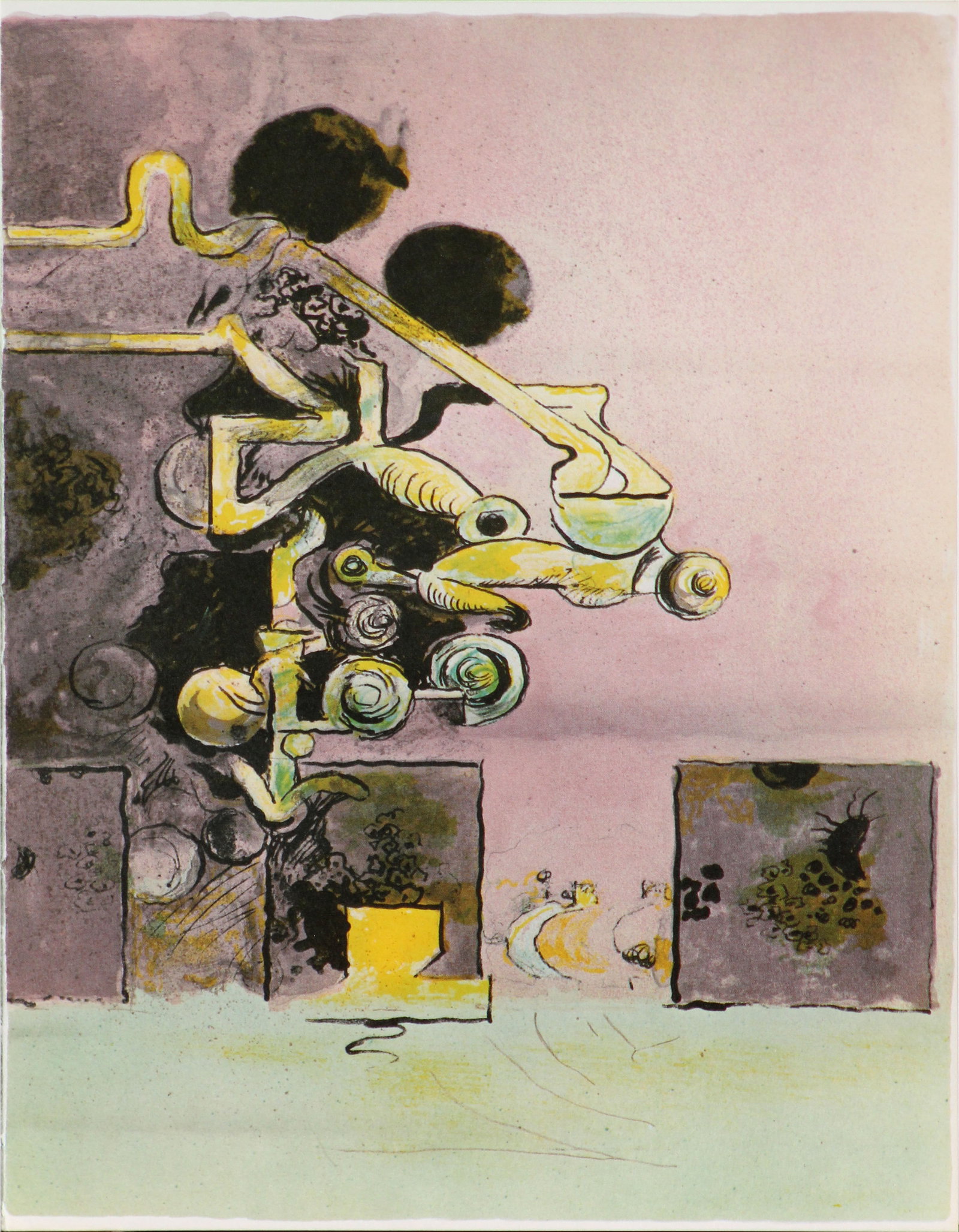 Graham Sutherland - Untitled: Artist: Graham Sutherland Title: Untitled Year: 1979 Dimensions: 7 1/2 x 10 in. Edition: From the limited edition Publisher: Redfern Gallery London S