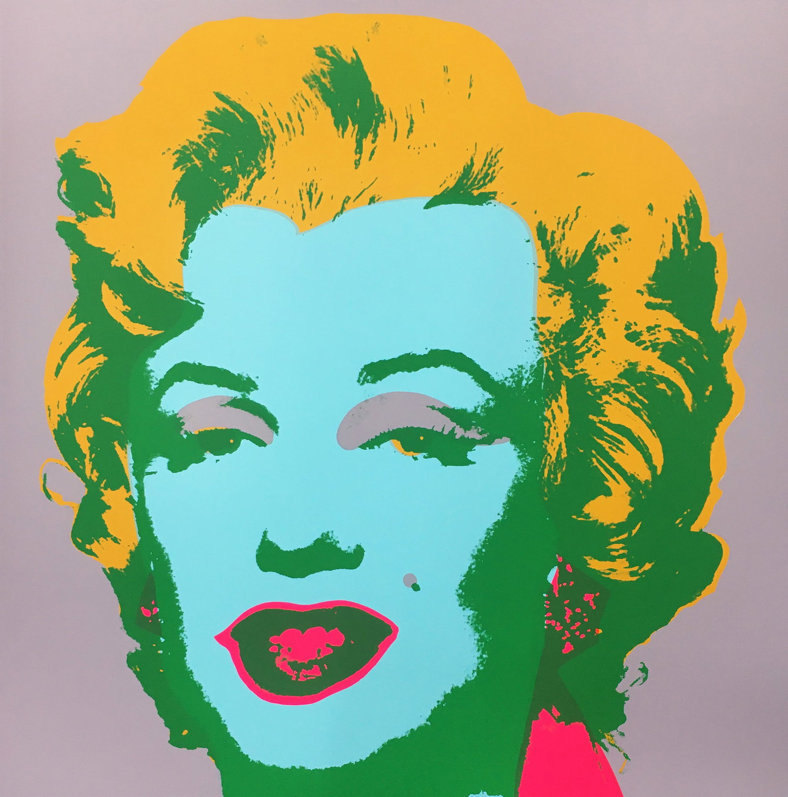Andy Warhol After - Marilyn (Yellow/Blue) (1 of 1)