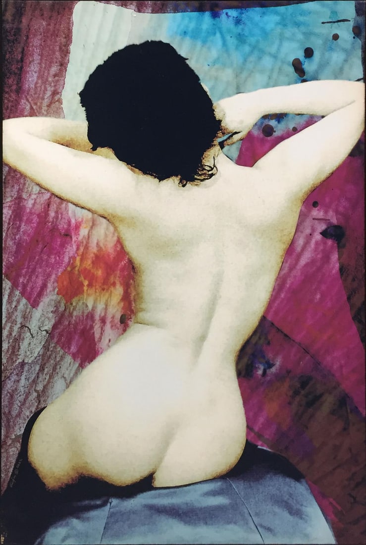 Micheal Knigin - Private Affair: Artist: Micheal Knigin Title: Private Affair Year: 2002 Dimensions: 36in. by 24in. Weight: 0 Edition: From the rare limited edition of 90 Medium: Mixed Media on Canvas Condition: Excellent Signature
