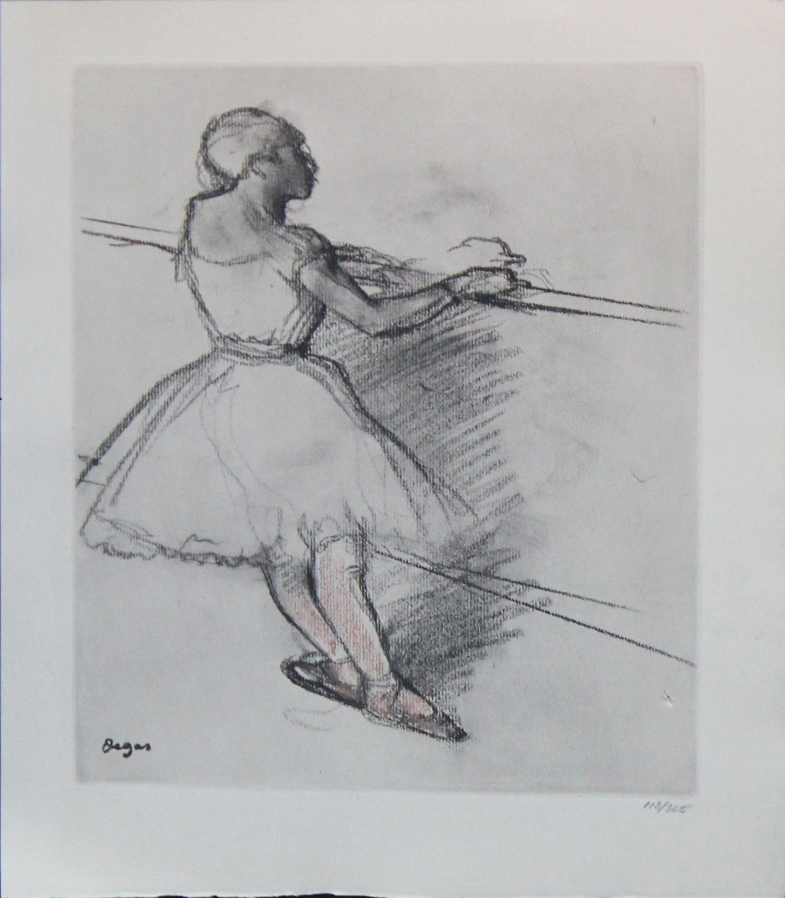 Edgar Degas - From the Danse Dessin.: Artist: Edgar Degas Title: From the Danse Dessin. Year: 1936 Dimensions: 12 1/2 x 9 1/2 in. Edition: From the rare limited deluxe edition of 305 Publisher: Ambroise Vollard, Editeur: Paris. Suite:
