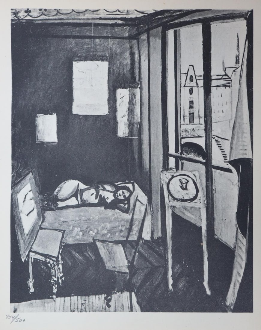 Henri Matisse - Femmes au ruisseau from"XX Siecle No: Artist: Henri Matisse Title: Femmes au ruisseau from"XX Siecle No .4" Year: 1917 Dimensions: 11in. by 8.75in. Edition: From the rare limited edition of 500 Publisher: San Lazzaro Paris Suite: XXe