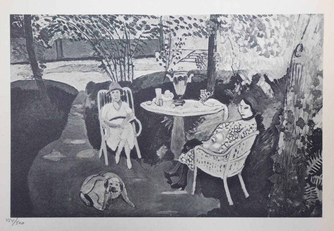 Henri Matisse - Les Anemones from"XX Siecle No .4": Artist: Henri Matisse Title: Les Anemones from"XX Siecle No .4" Year: 1920 Dimensions: 11in. by 8.75in. Edition: From the rare limited edition of 500 Publisher: San Lazzaro Paris Suite: XXe Siecle 3
