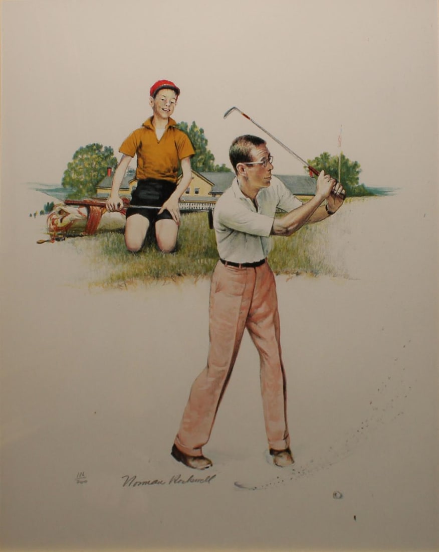 Norman Rockwell - Golf (1 of 1)