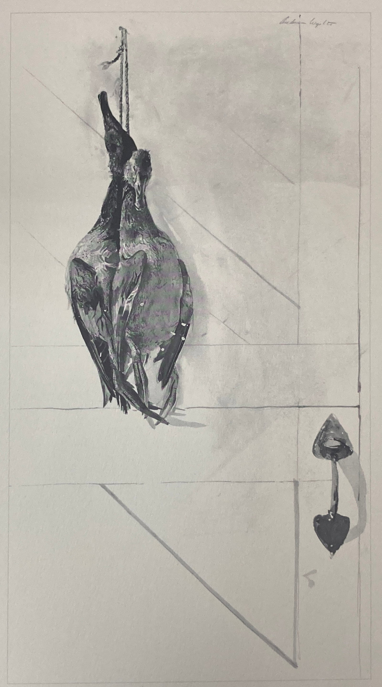 Andrew Wyeth - Canvasbacks: Artist: Andrew Wyeth Title: Canvasbacks Year: 1956 Dimensions: 11 1/2 x 7 1/2 in. Edition: From the Rare Limited Edition Publisher: Art in America Suite: The Four Seasons Medium: Offset Lithograph