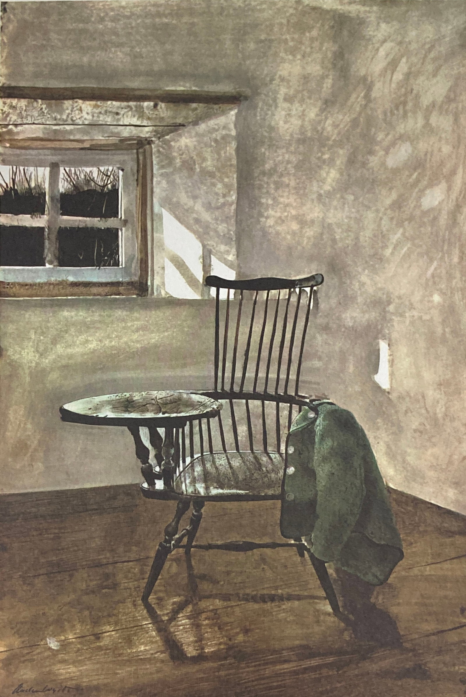 Andrew Wyeth - Early October: Artist: Andrew Wyeth Title: Early October Year: 1961 Dimensions: 11 1/2 x 7 1/2 in. Edition: From the Rare Limited Edition Publisher: Art in America Suite: The Four Seasons Medium: Offset Lithograph
