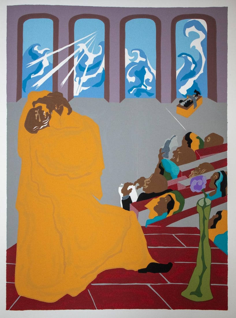 Jacob Lawrence - And God brought forth the firmament (1 of 1)