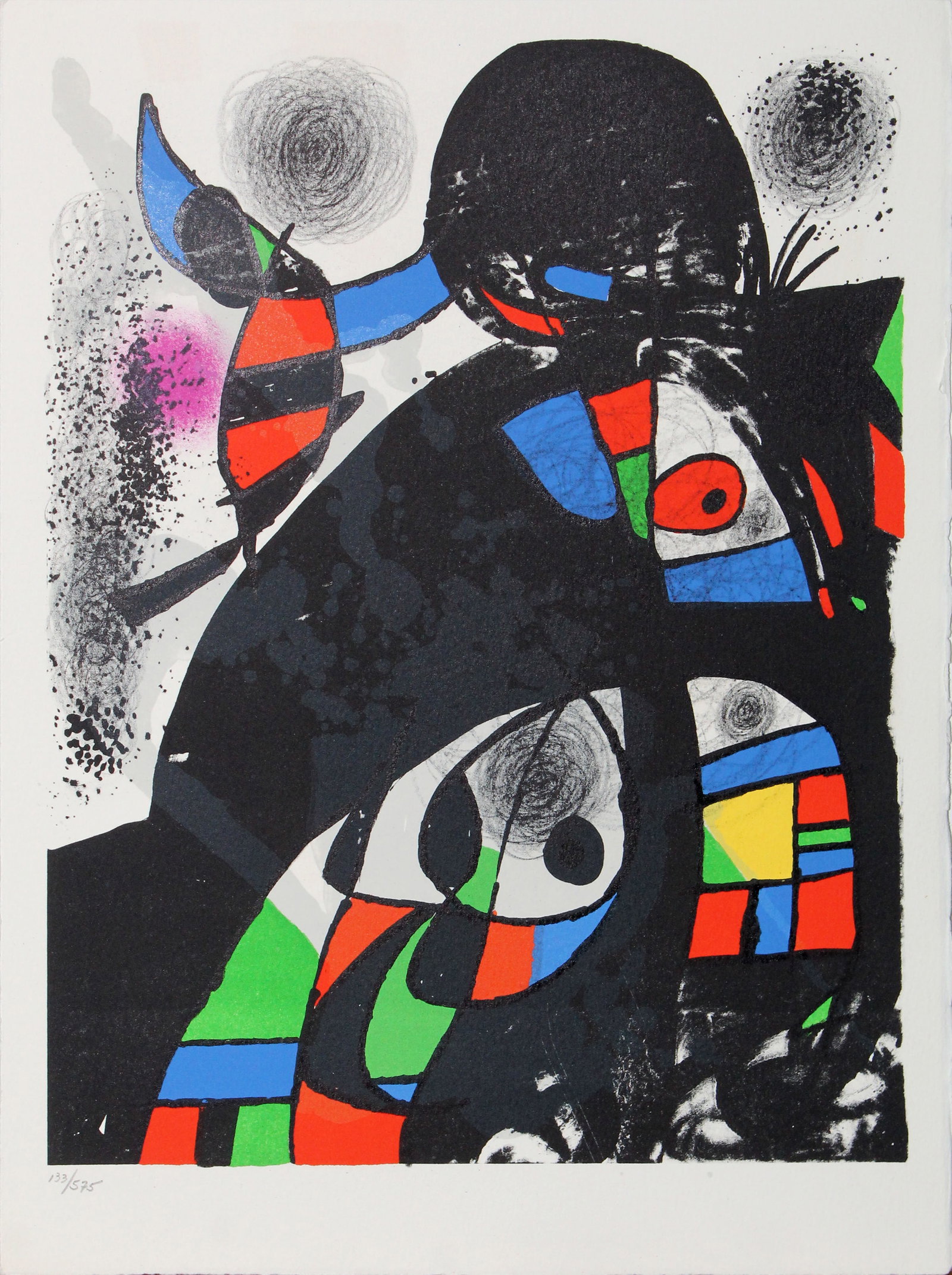 Joan Miro (After) - Untitled: Artist: Joan Miro (After) Title: Untitled Year: 1975 Dimensions: 14 x 10 in. Edition: From the rare limited edition 575 Publisher: Editions XXe Siecle, Paris, France Suite: San Lazzaro Et Ses Amis