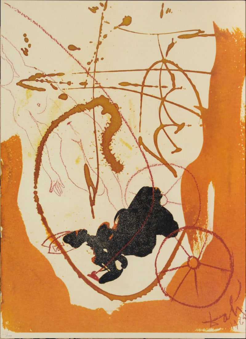 Salvador Dali - Days of Elijah: Artist: Salvador Dali Title: Days of Elijah Year: 1965 Dimensions: 19in. by 13.75in. Edition: From the rare limited edition Suite: La Biblia Sacra Medium: Color lithograph on paper Condition: Mint