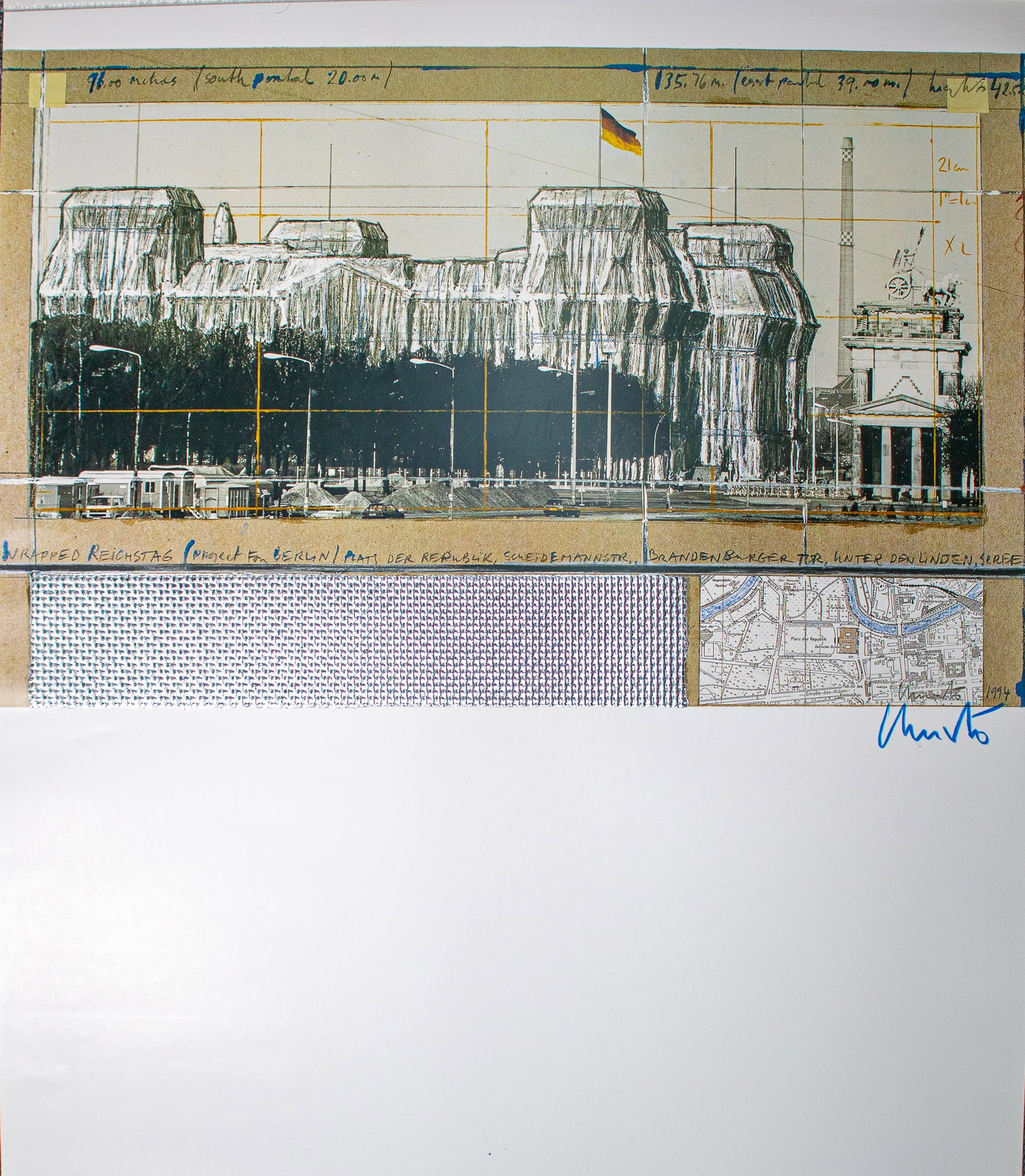 Christo - Wrapped Reichstag Project for Berlin XIV (1 of 1)