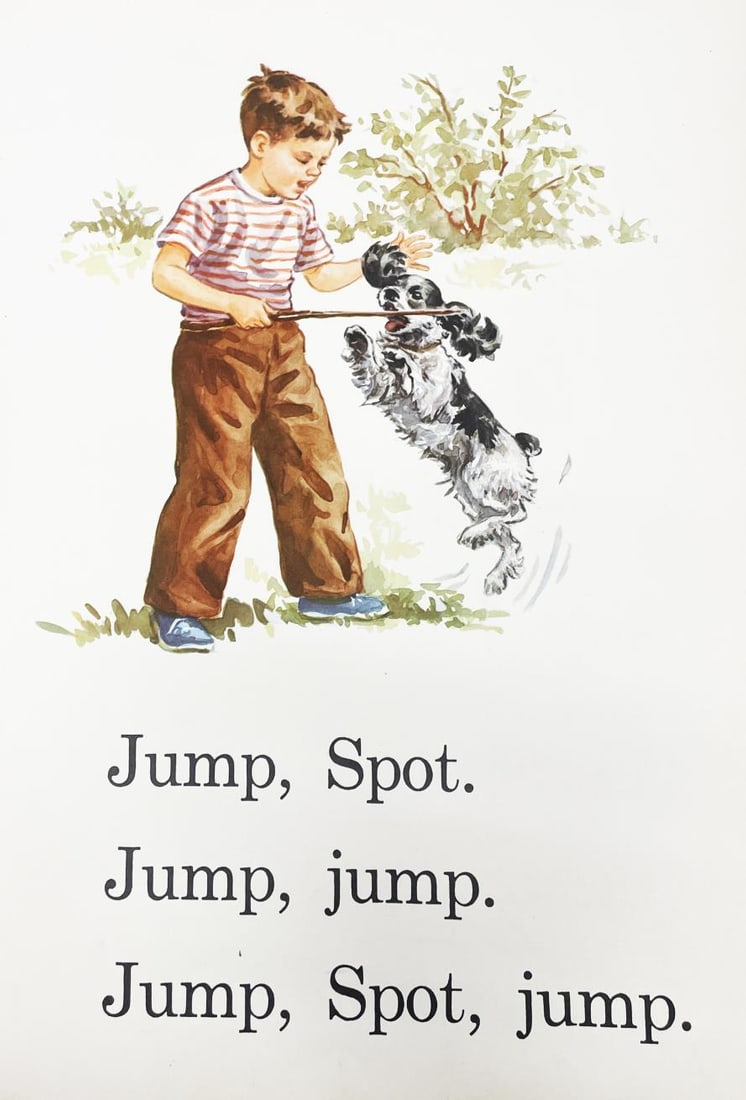 Eleanor Campbell & Keith Ward - Jump Spot: Artist: Eleanor Campbell & Keith Ward Title: Jump Spot Year: c. 1950s Dimensions: 22in. by 16in. Edition: From the rare limited edition Publisher: Scott Foresma