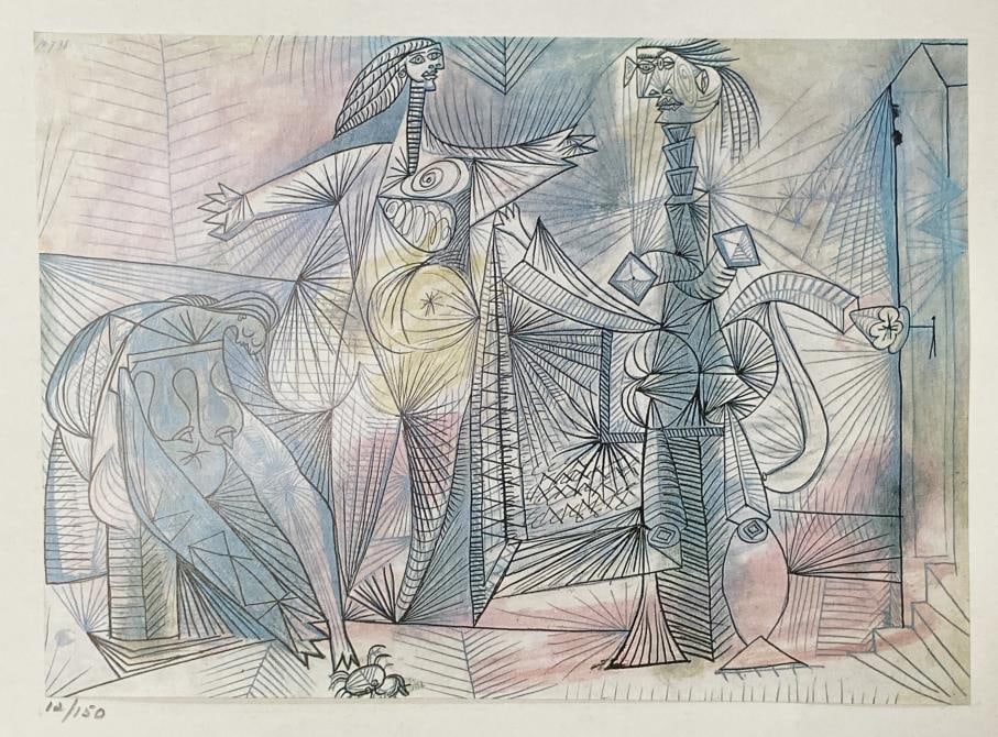 Pablo Picasso - 10.7.38: Artist: Pablo Picasso Title: 10.7.38 Year: 1964 Dimensions: 12in. by 10.5in. Edition: From the Rare Limited Edition of150 Publisher: Editions Cercle d'Art Paris