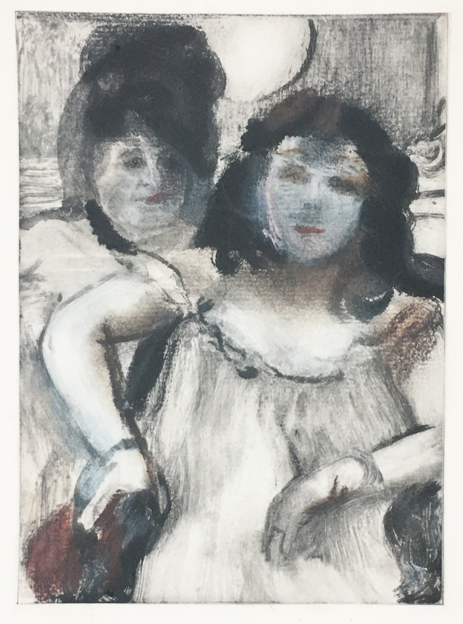 Edgar Degas (after) - Untitled from "Mimes des: Artist: Edgar Degas (after) Title: Untitled from "Mimes des Courtisanes du Lucien" Year: 1935 Dimensions: 9 3/4in. by 12 3/4in. Edition: From the rare limited edition of 325 Publisher: Paris :