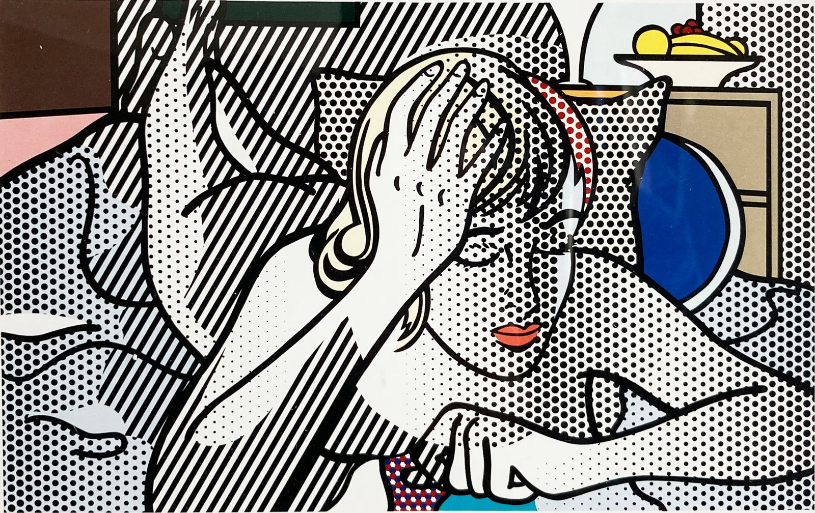 Roy Lichtenstein - Thinking Nude: Artist: Roy Lichtenstein Title: Thinking Nude Year: 1994 Dimensions: 8 1/2in. by 11in. Edition: From the rare limited edition Publisher: Tyler Graphics Ltd. Suite: Nudes Medium: Offset Lithograph in