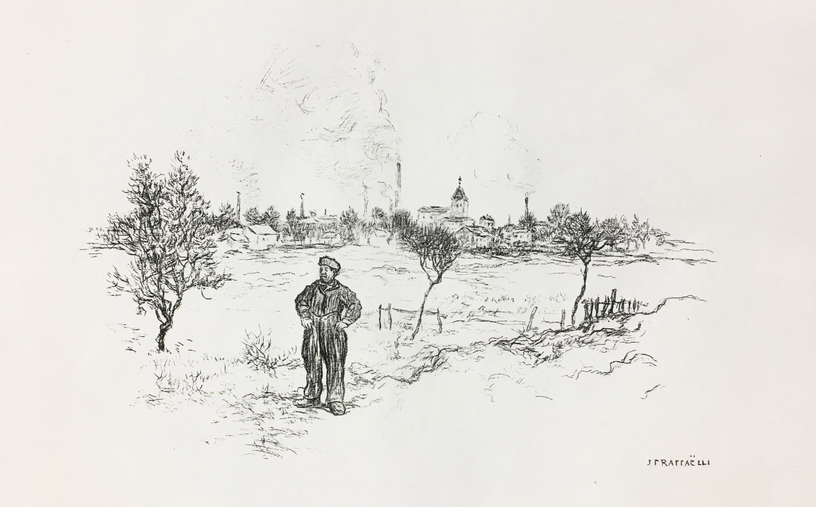 Jean-Francois Raffaelli - Le Tarrassier de la Plaine St Denis (1 of 1)
