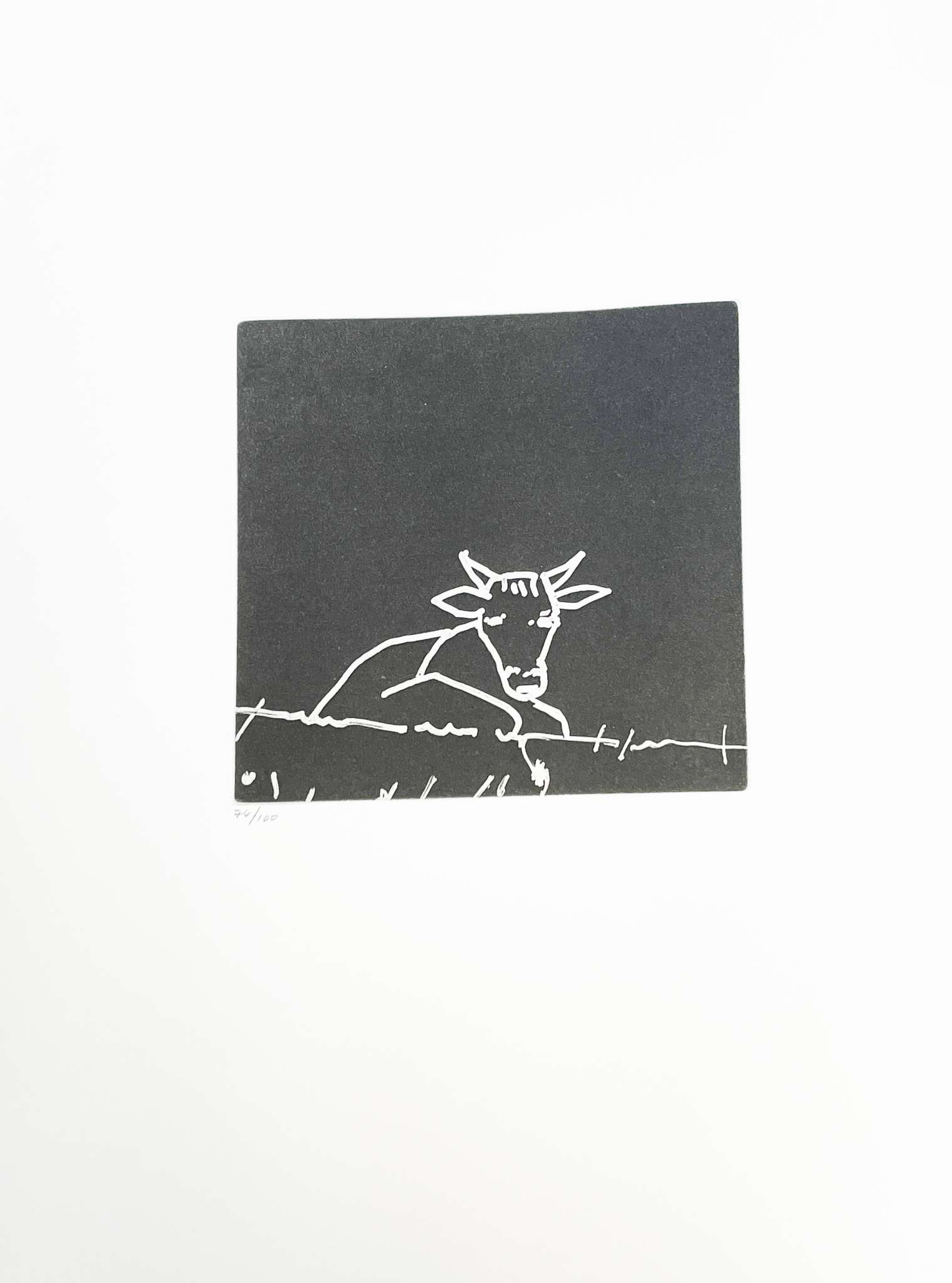 Alex Katz - Damages: Artist: Alex Katz Title: Damages Year: 2005 Dimensions: 9 x 12 in. Edition: From the rare limited edition of 100 Publisher: Arion Press Suite: Gloria Medium: Original Etching on paper Condition: