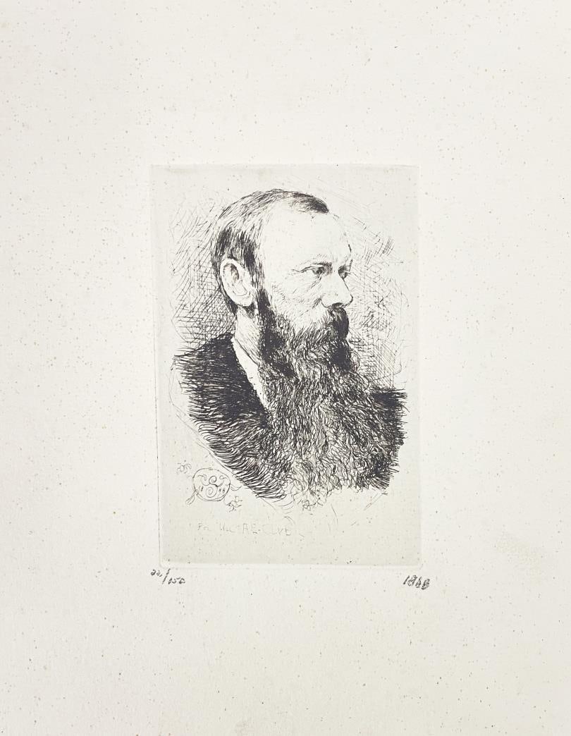 Thomas Robinson - Untitled Original Etching: Artist: Thomas Robinson Title: Untitled Original Etching Year: 1888 Dimensions: 7 11/16in. by 10in. Edition: Numbered from the rare limited edition of 150 Publisher: A.E. Club Medium: Original