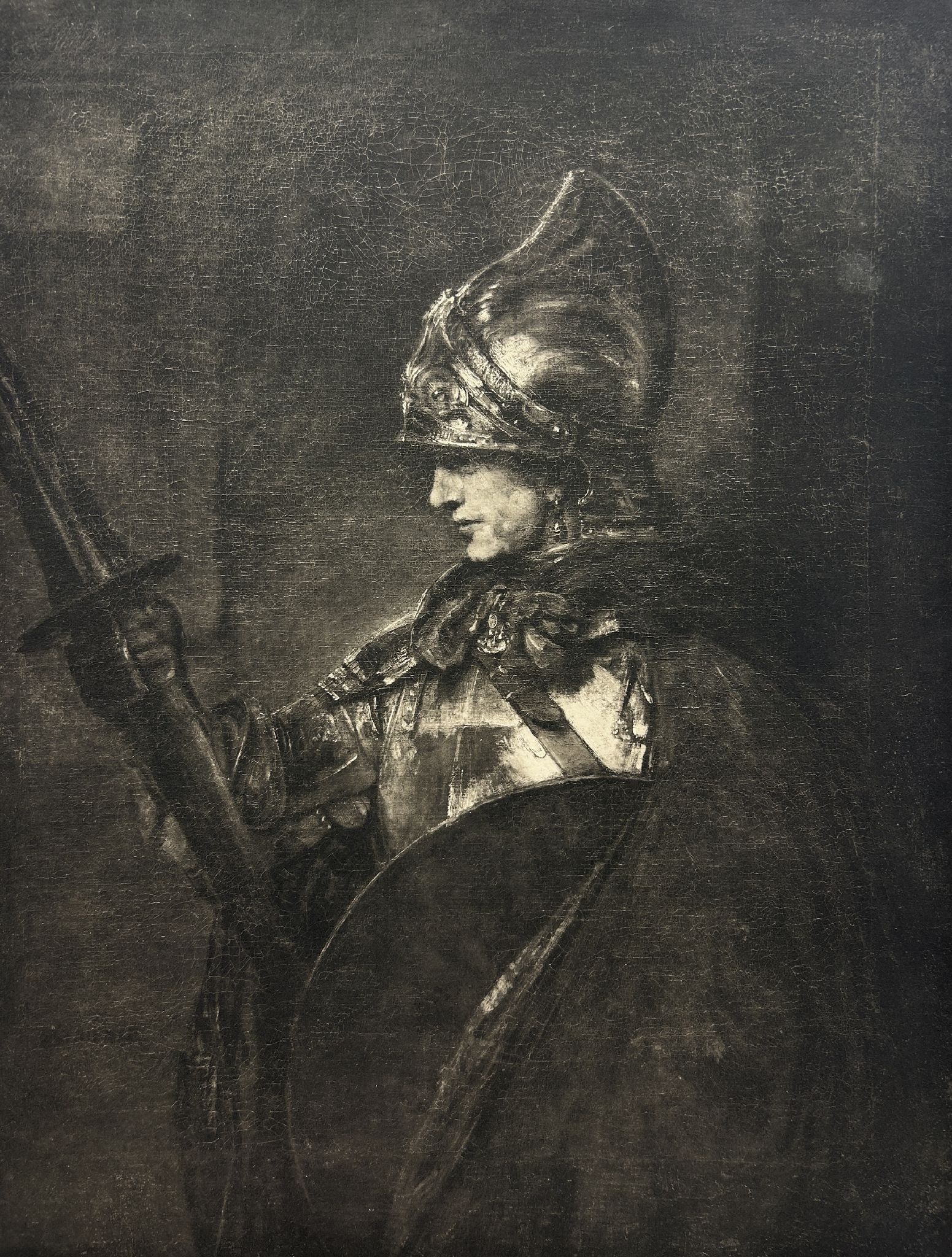 Rembrandt van Rijn (After) - Man In Armor: Artist: Rembrandt van Rijn (After) Title: Man In Armor Year: 1898 Dimensions: 26 7/8 x 20 7/8 in. Edition: from the limited edition Publisher: Scheltema & Holke