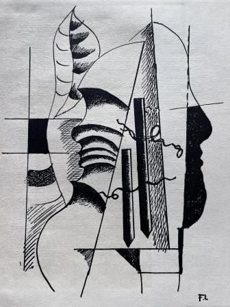 Fernand Leger - Dessin 1931: Artist: Fernand Leger Title: Dessin 1931 Year: 1949 Dimensions: 9 1/2in. by 7 1/2in. Edition: From the Rare Limited Edition of 40 Publisher: Trois Collines