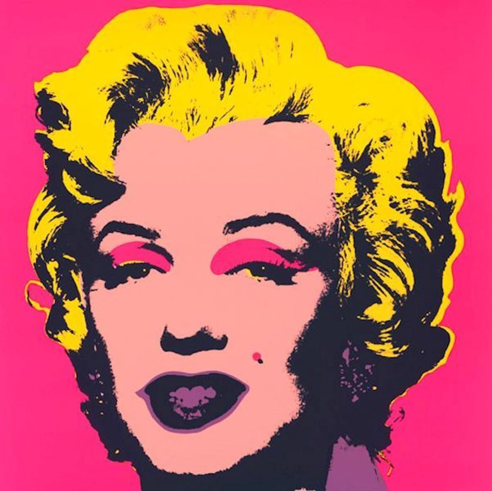 Andy Warhol After - Marilyn (Pink): Artist: Andy Warhol After Title: Marilyn (Pink) Dimensions: 35.3in. by 35.3in. Edition: From the "Sunday B. Morning" edition Medium: Screenprint on museum board Condition: Excellent Signature